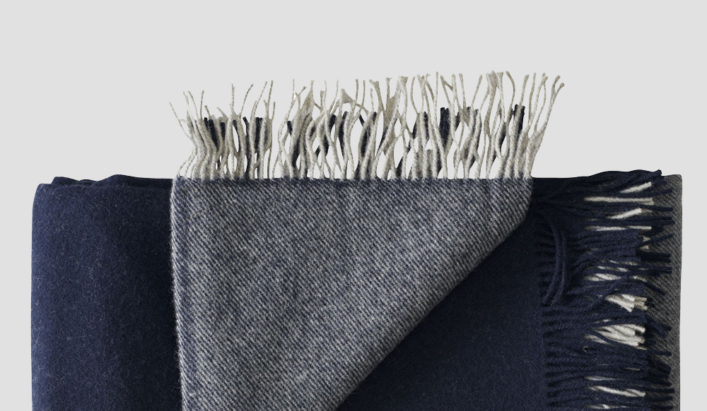 Drejo Blanket /Throw - Midnight - Cigale & Fourmi