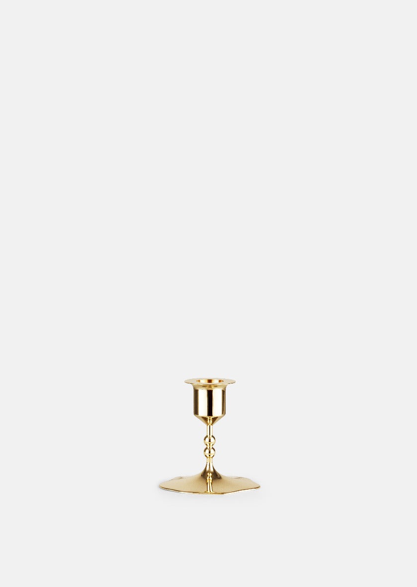 Candel Holder Veermaker Bluebell - Brass — Skultuna 1