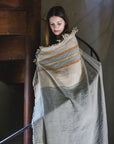 Belgian Linen Towel Fouta - Multi Stripe