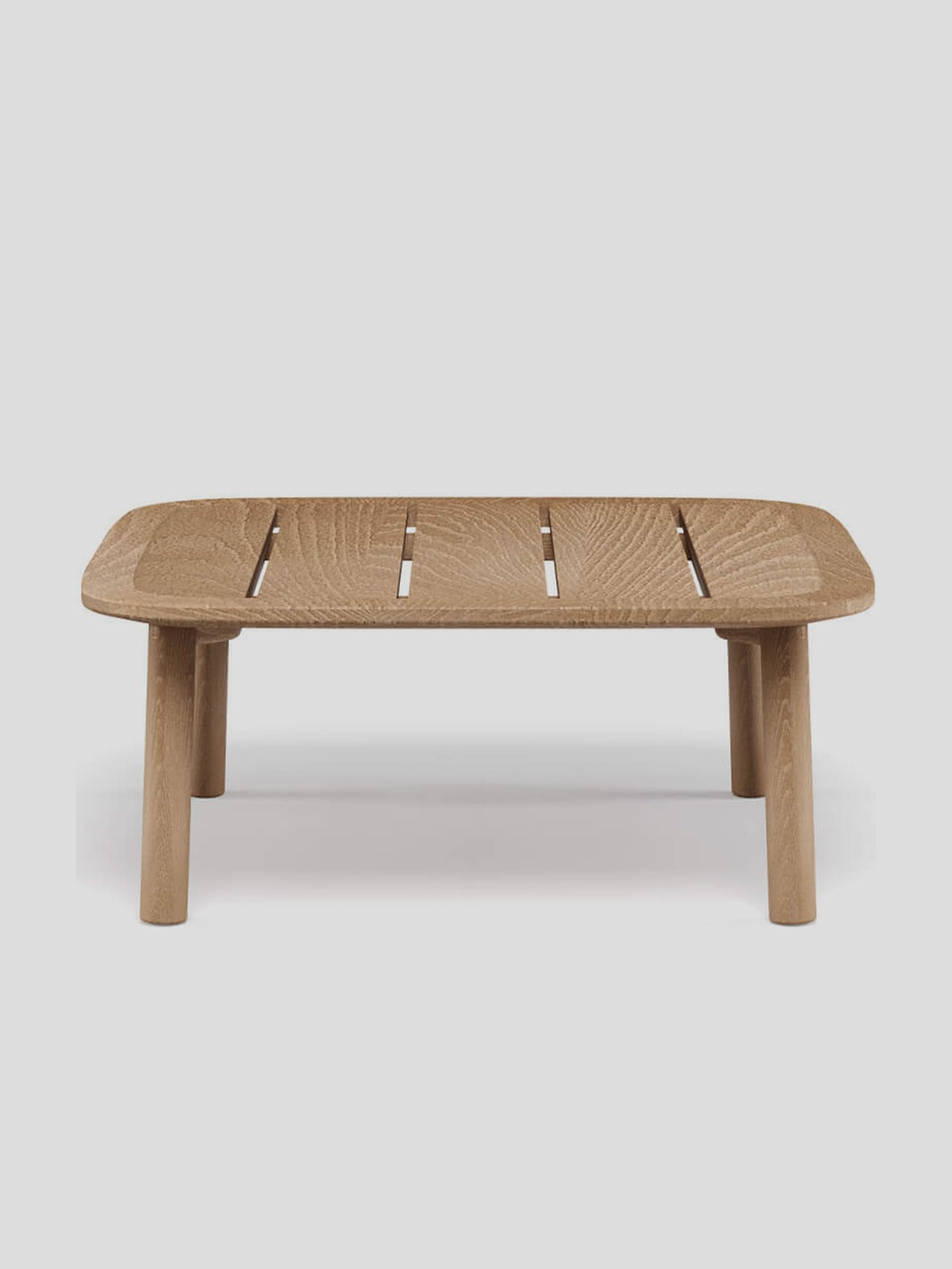 Twins Low Table 85cm x 85 cm - Teak — Emu