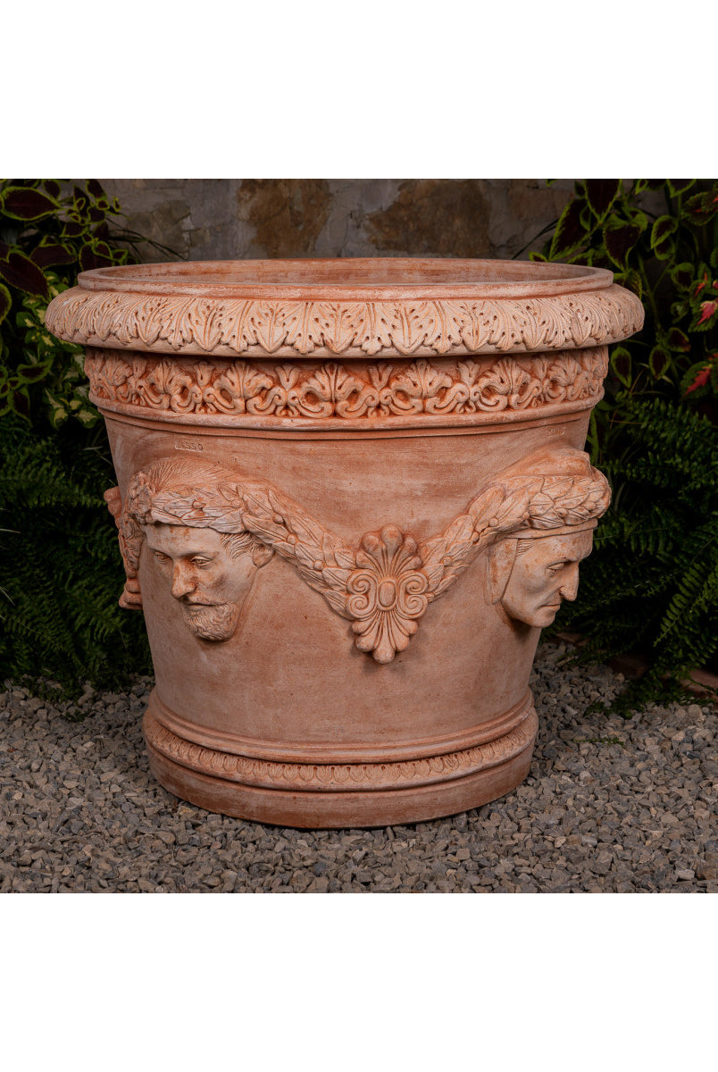 Vaso Quattro Poeti Liscio - Terracotta — M.I.T.A.L
