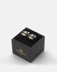 Hunter cuff links - Silver plated - Wild Boar - Cigale &  Fourmi