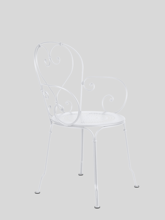 1900 Armchair - Cotton White Furniture Fermob