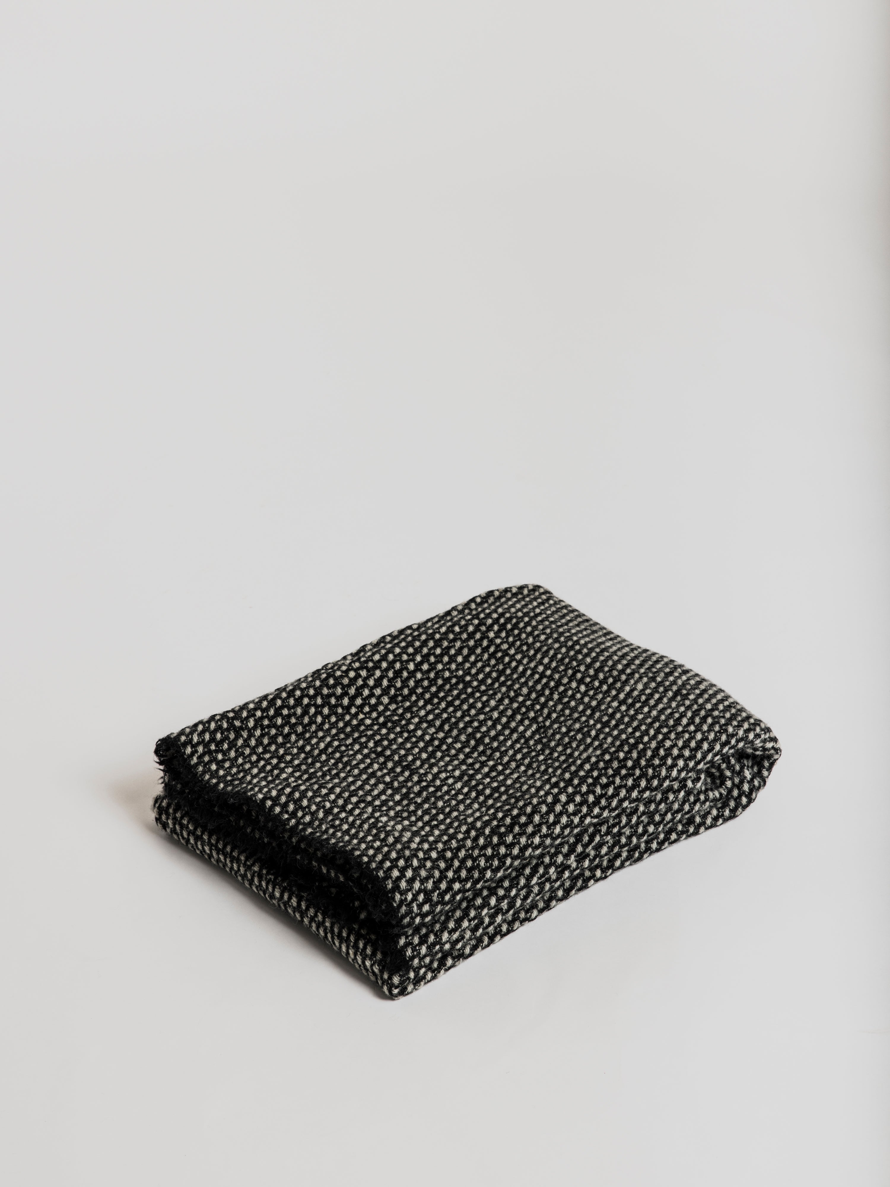 Woolen blanket - Black Square - Cigale et Fourmi
