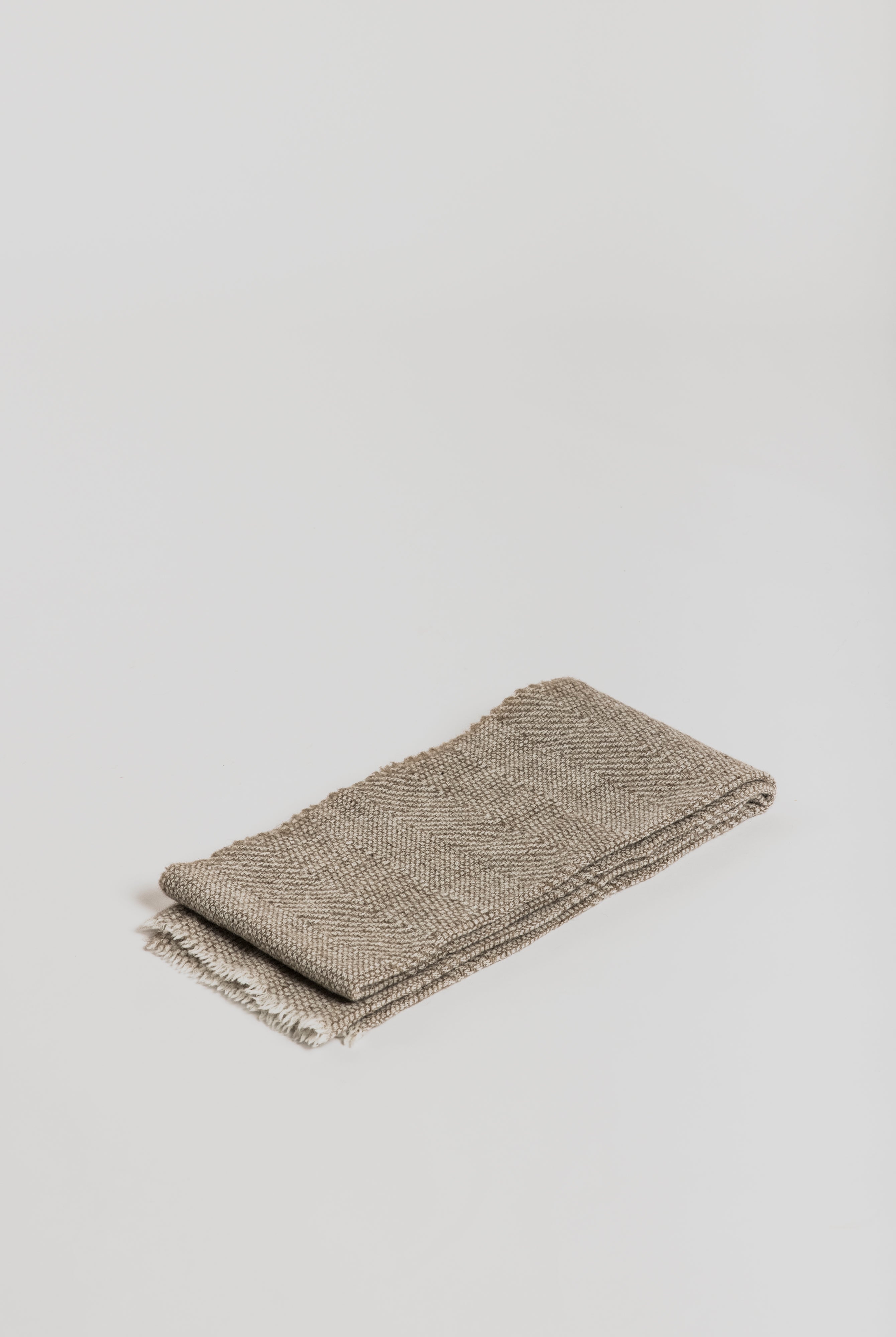 Woolen Scarf - Beige Textured - Cigale et Fourmi