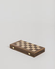 Backgammon/Chess - Walnut - Cigale et Fourmi