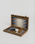 Backgammon - Champagne Beige Inlaid Leatherette - Cigale et Fourmi