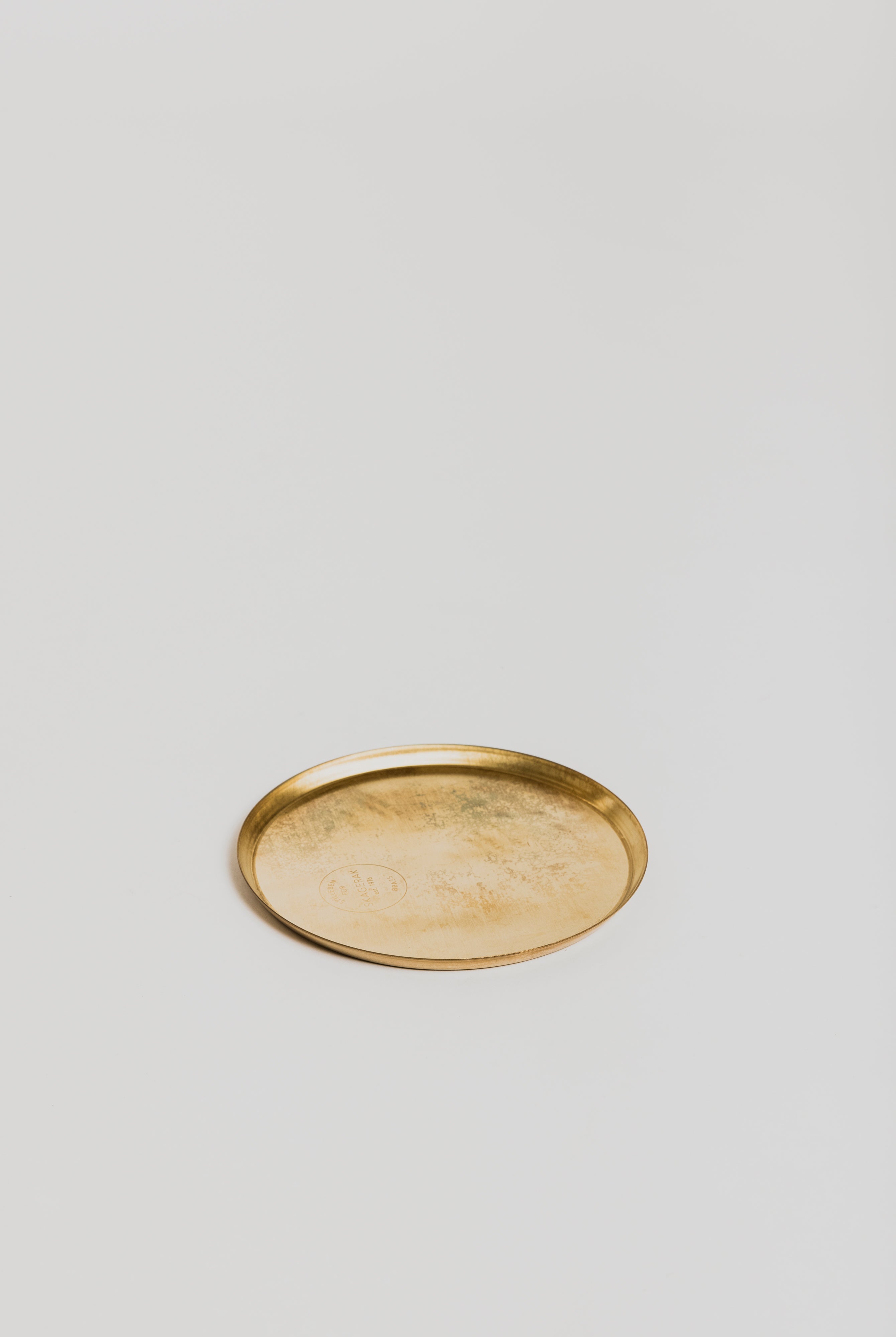 Edge Plate - Brass - Cigale et Fourmi