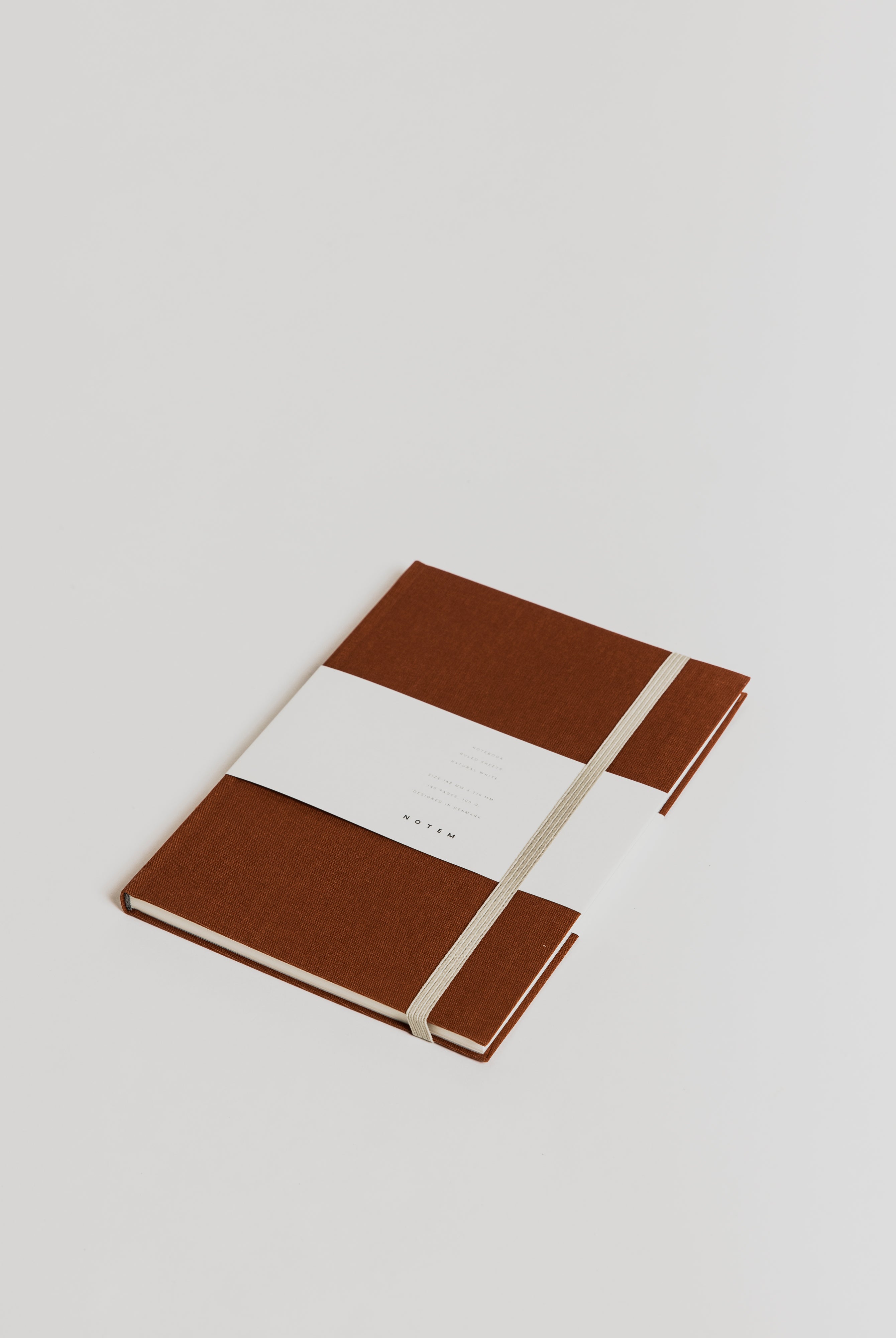 BEA Notebook with Elastic Band - Dark Sienna - Cigale et Fourmi
