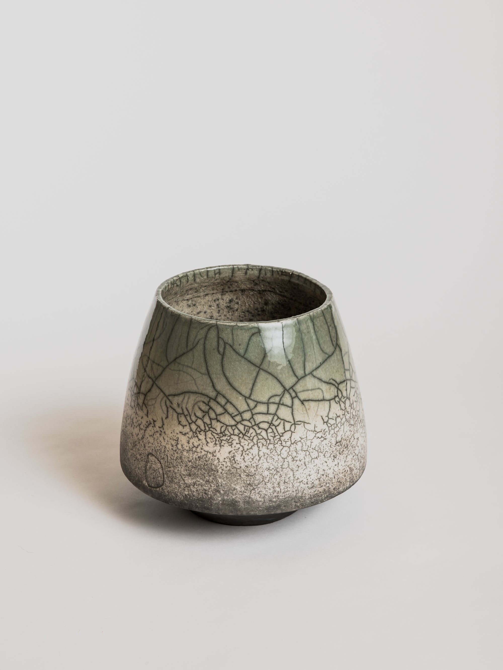 Caracas Raku Pot - Mint - Cigale &  Fourmi