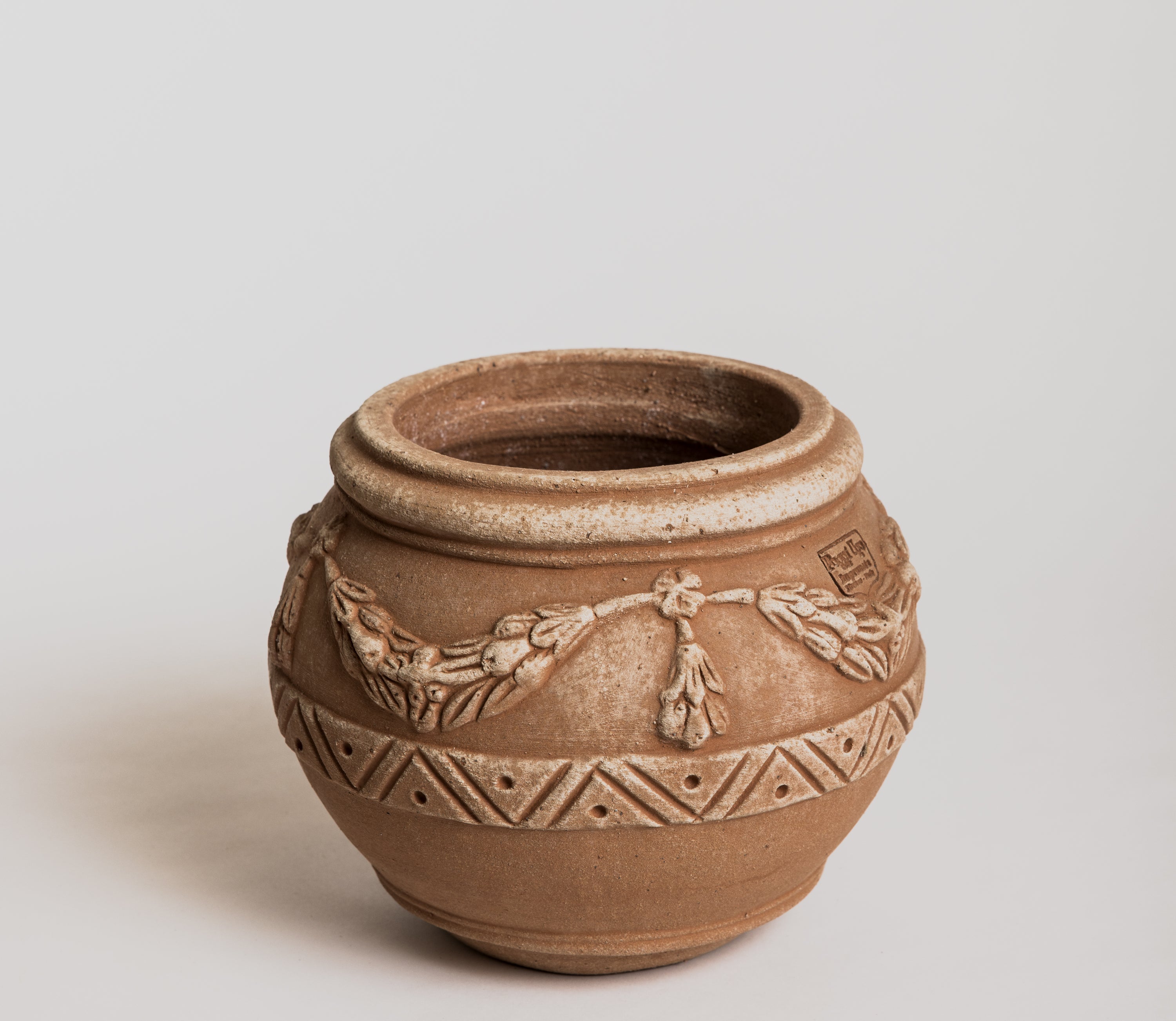 Cache-pot a Palla Festonato - Terracotta - Cigale & Fourmi