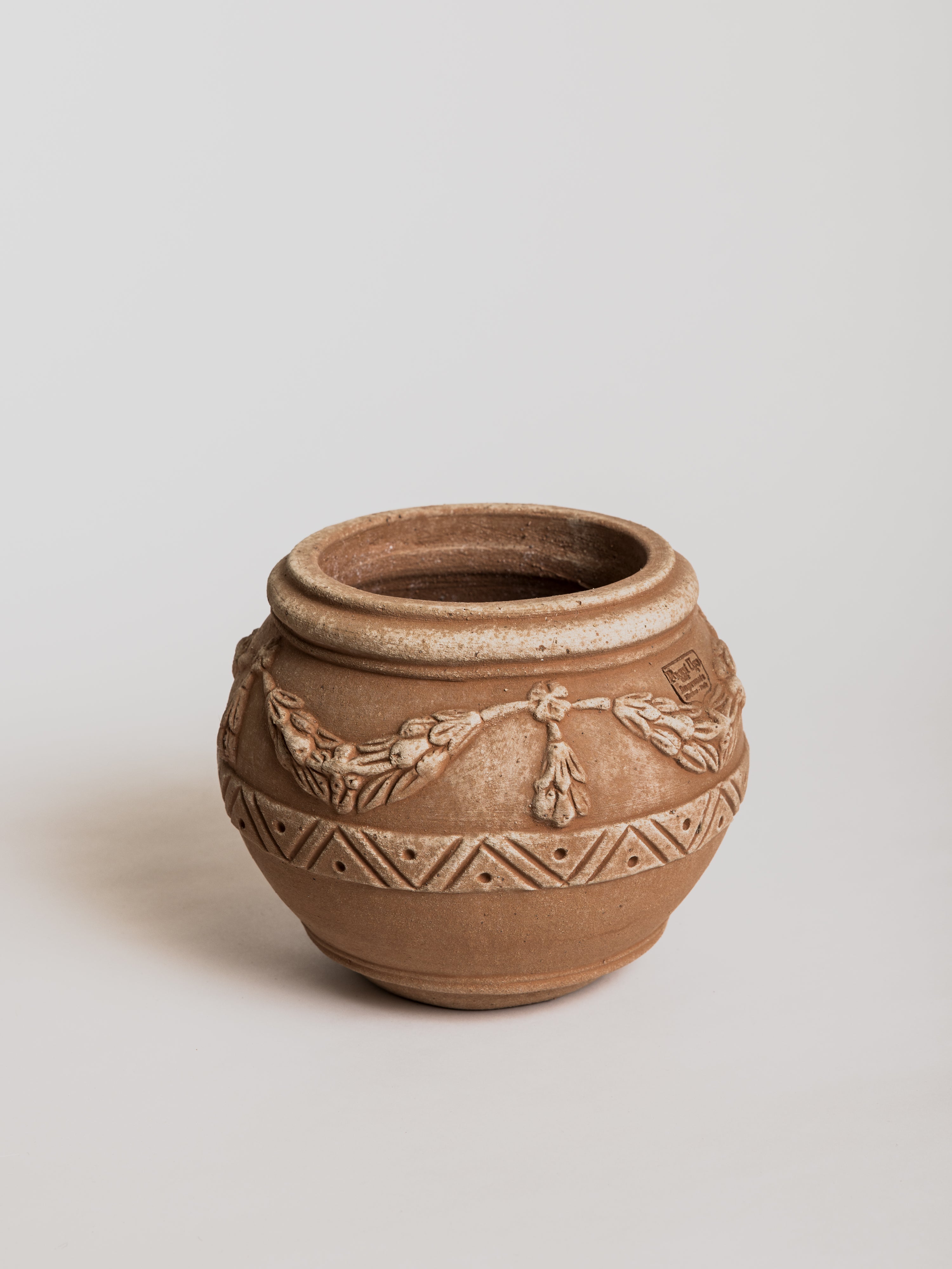 Cache-pot a Palla Festonato - Terracotta - Cigale & Fourmi