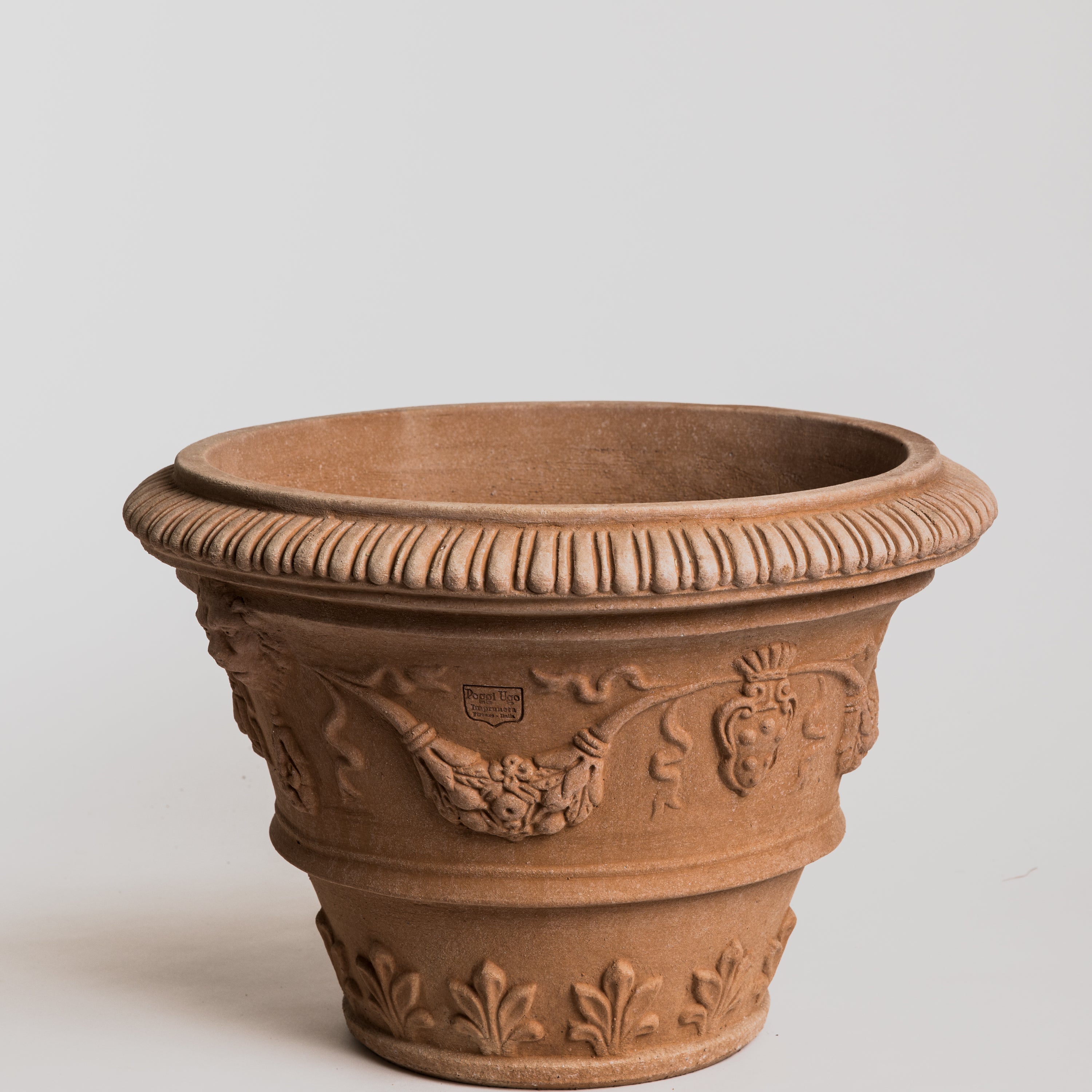 Vaso Medici Decorato - Terracotta - Cigale & Fourmi