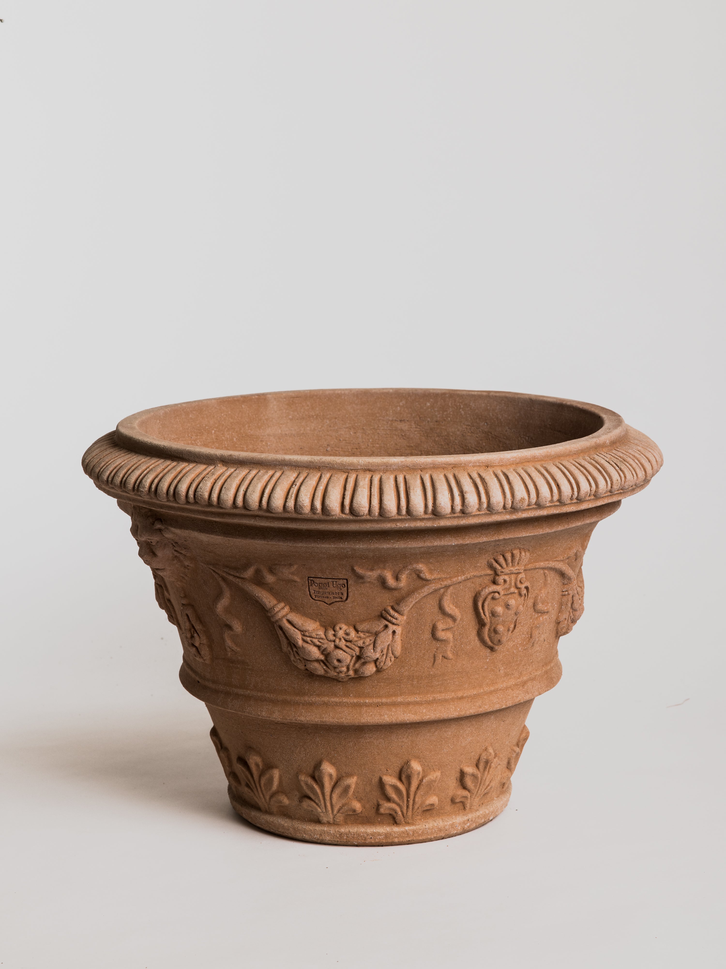 Vaso Medici Decorato - Terracotta - Cigale & Fourmi