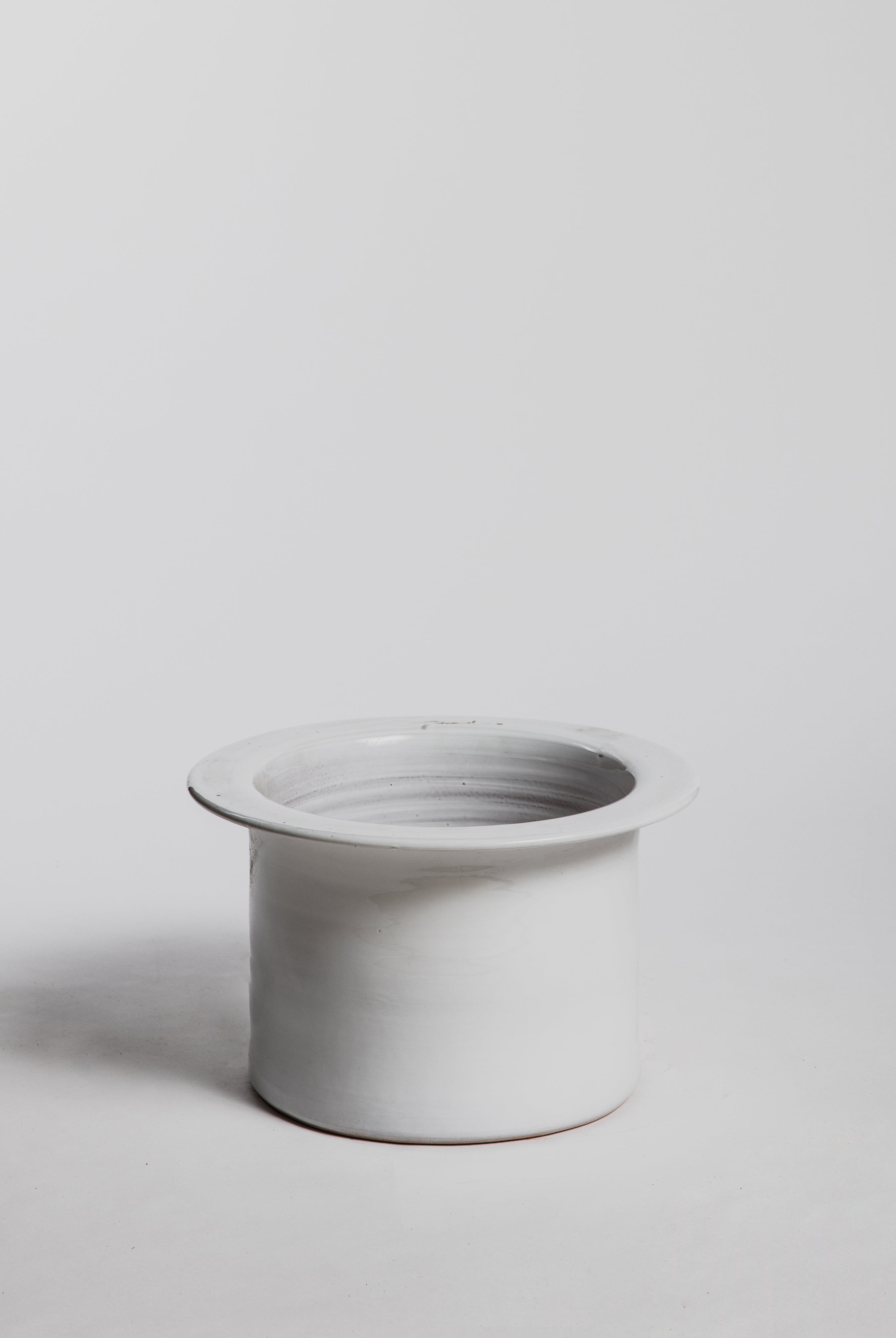 Inside Pot -White Glazed - Cigale & Fourmi