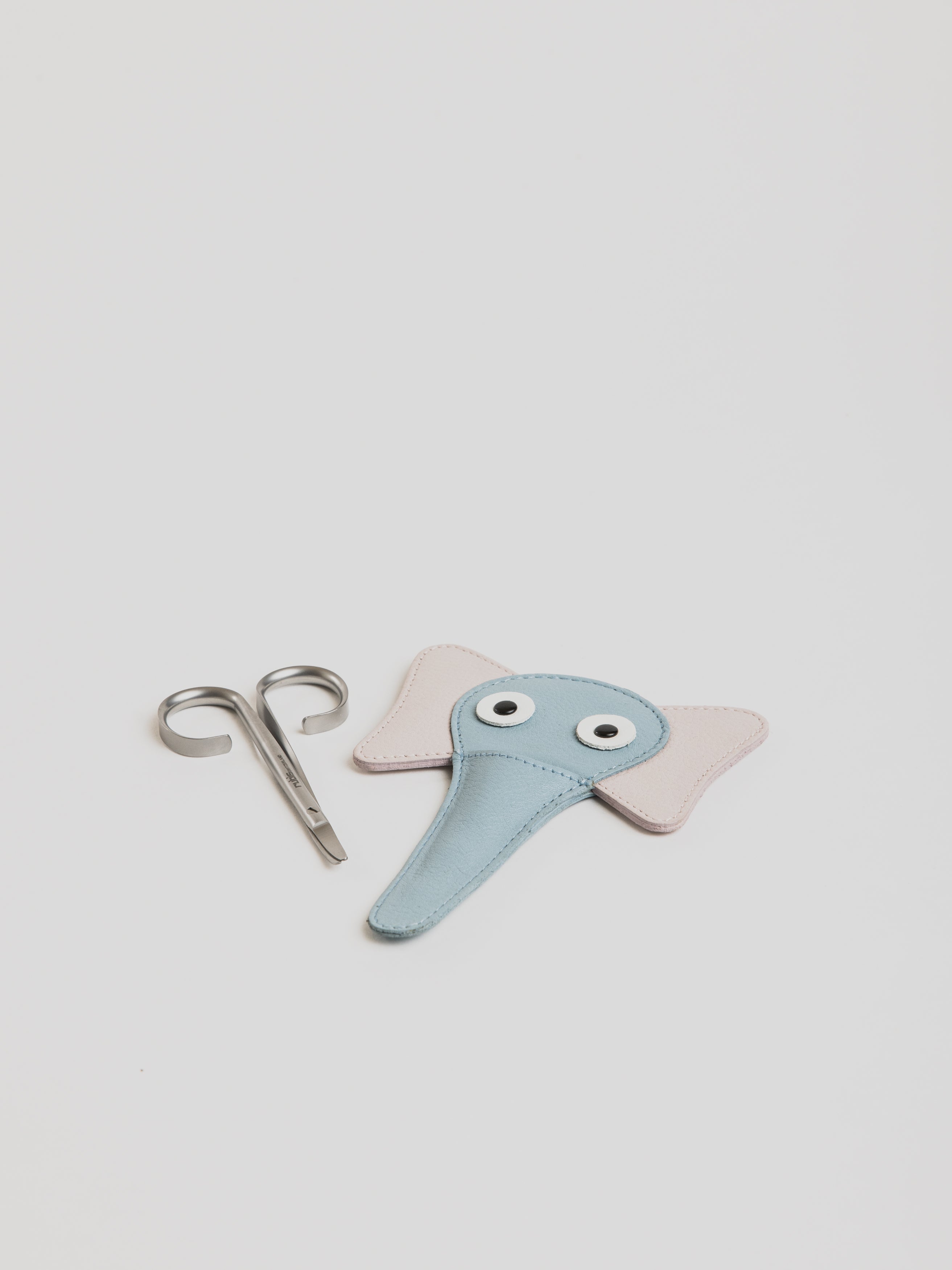Nail Scissors with Elefant Pouch - Children - Cigale & Fourmi