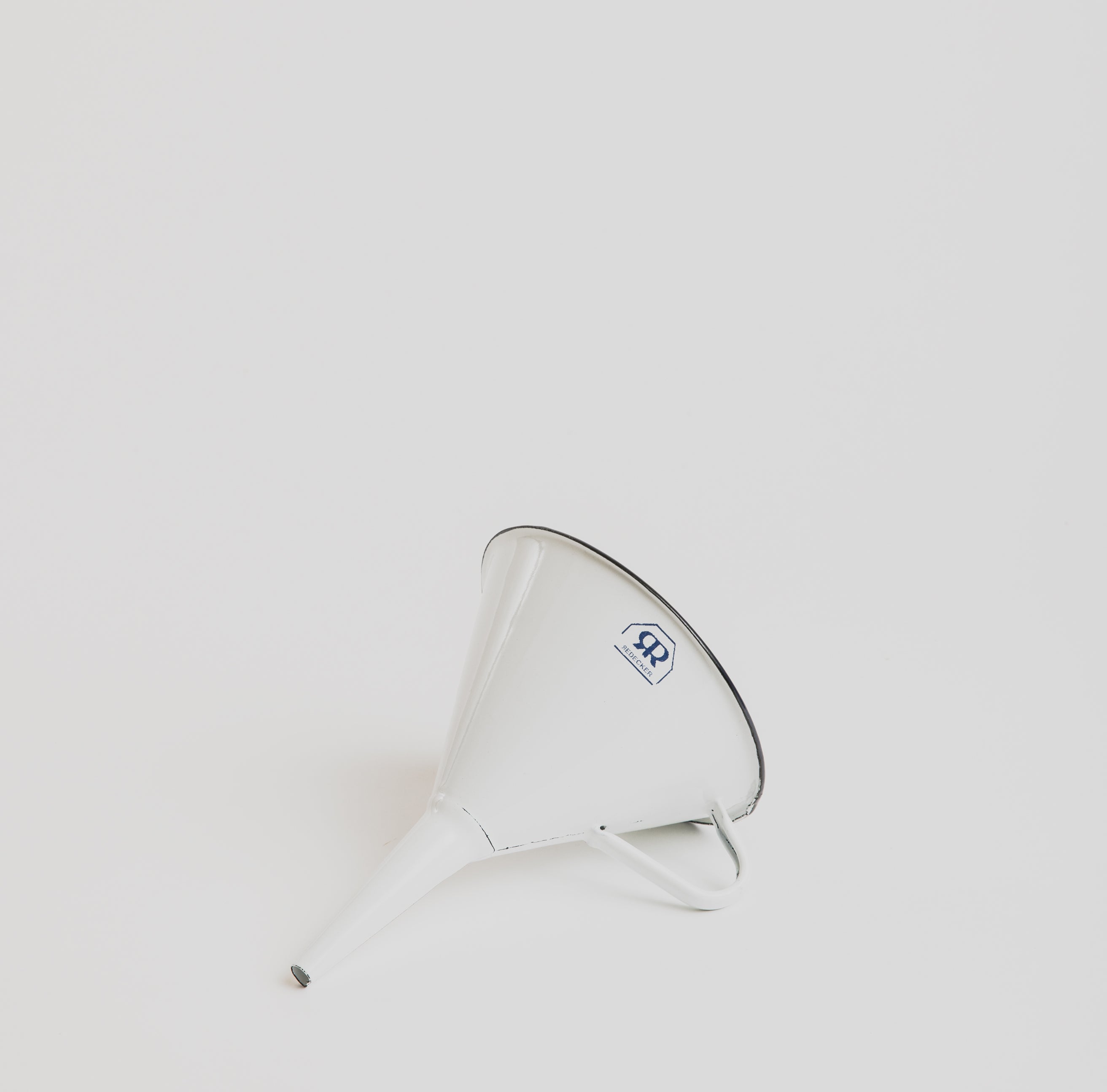Funnel - White Enamel D13 cm - Cigale & Fourmi