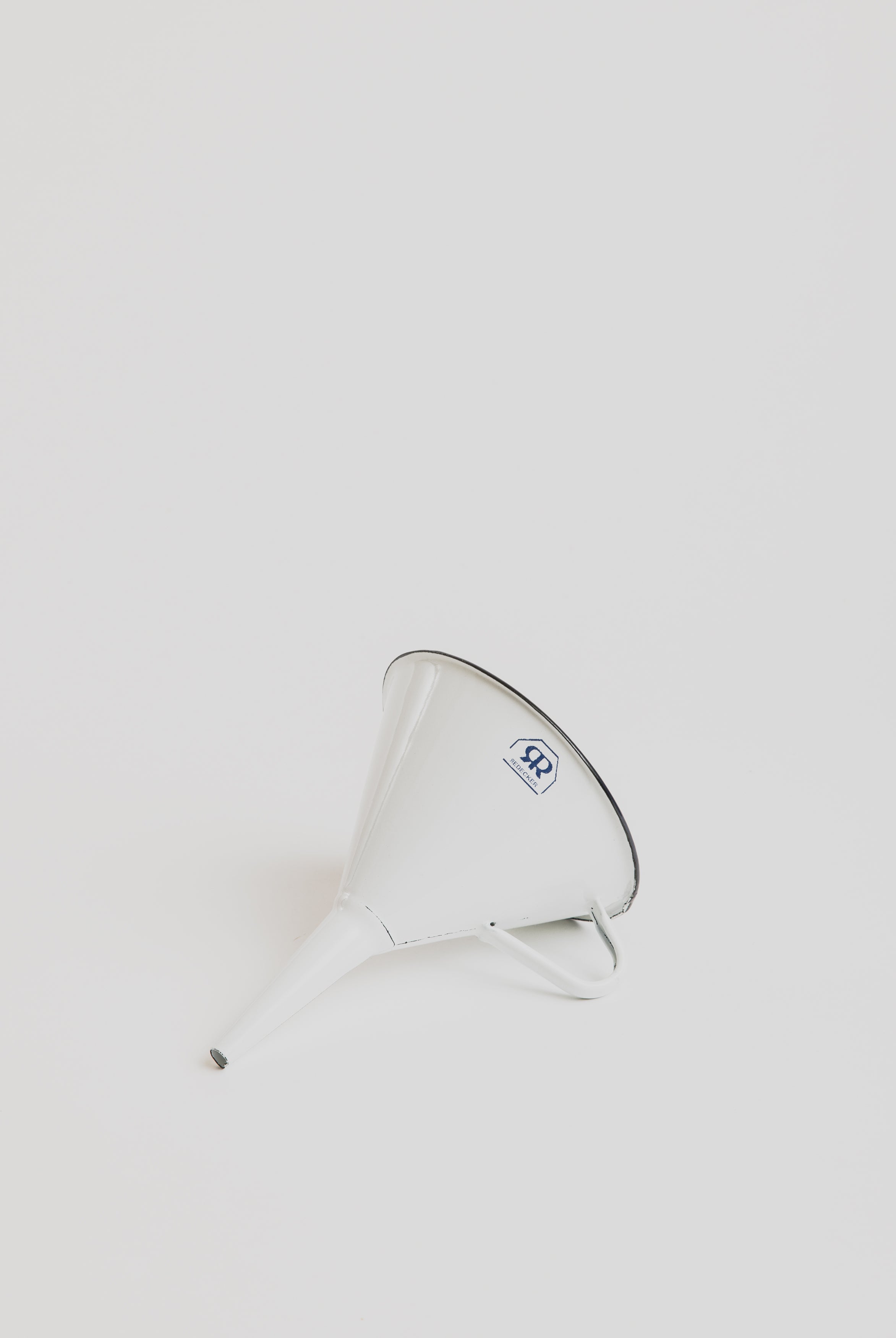 Funnel - White Enamel D13 cm - Cigale & Fourmi