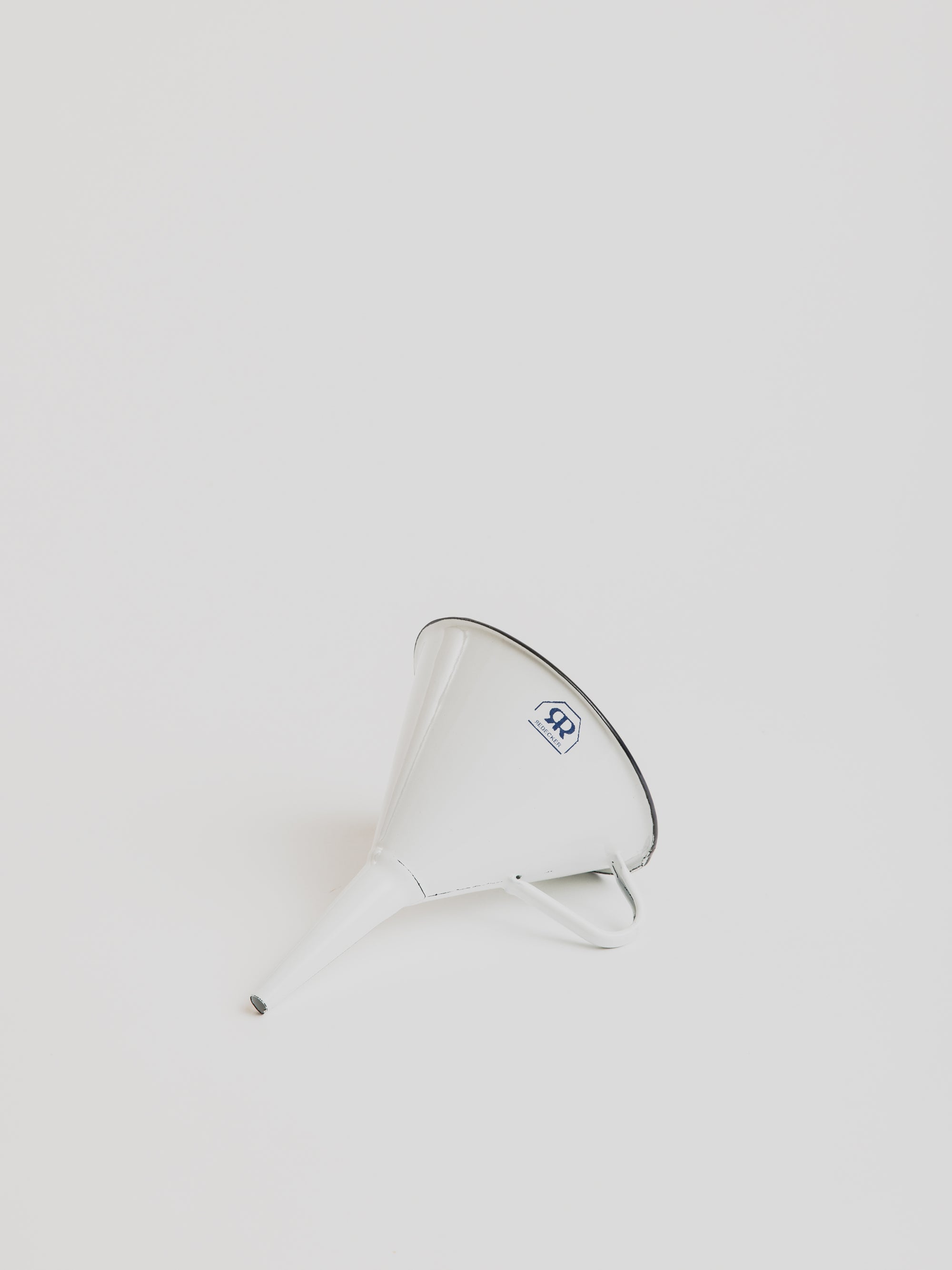 Funnel - White Enamel D13 cm - Cigale &  Fourmi