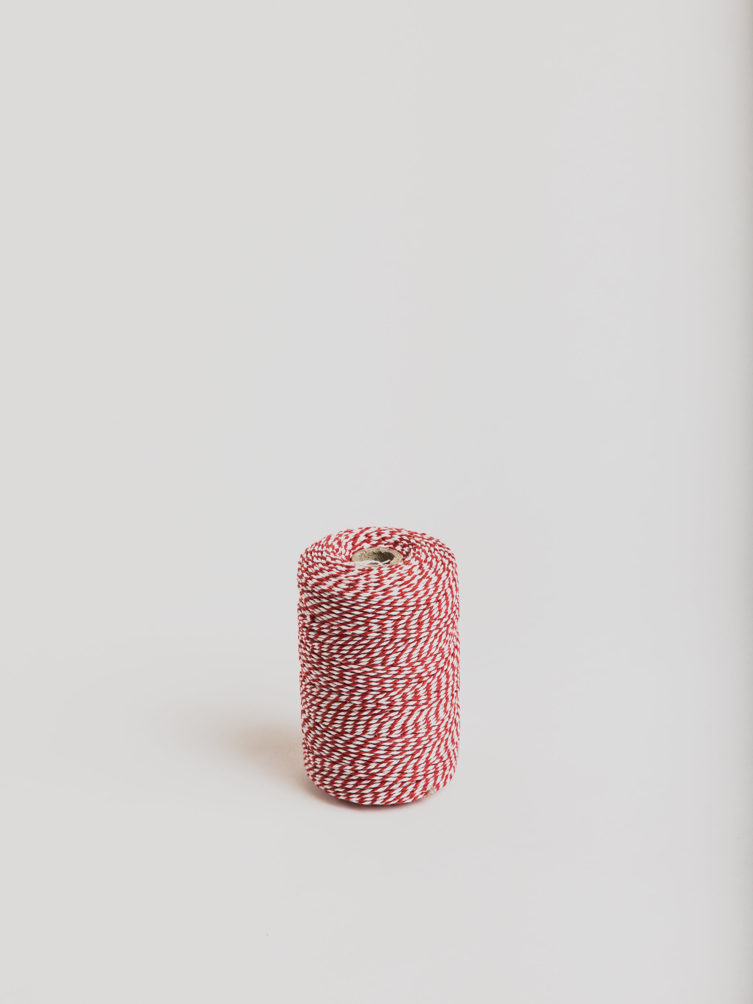 Cherry Red Striped Twine - 200m - Cigale & Fourmi