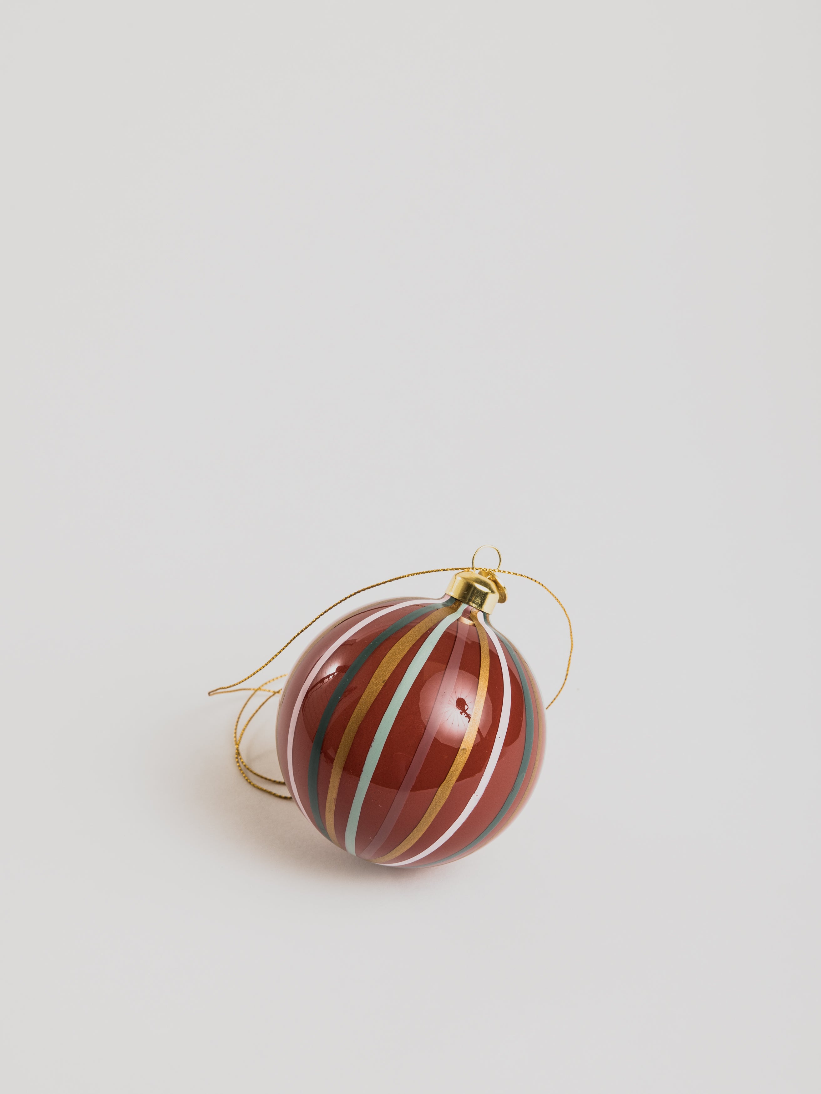 Christmas Bauble - Multi Red - Cigale & Fourmi