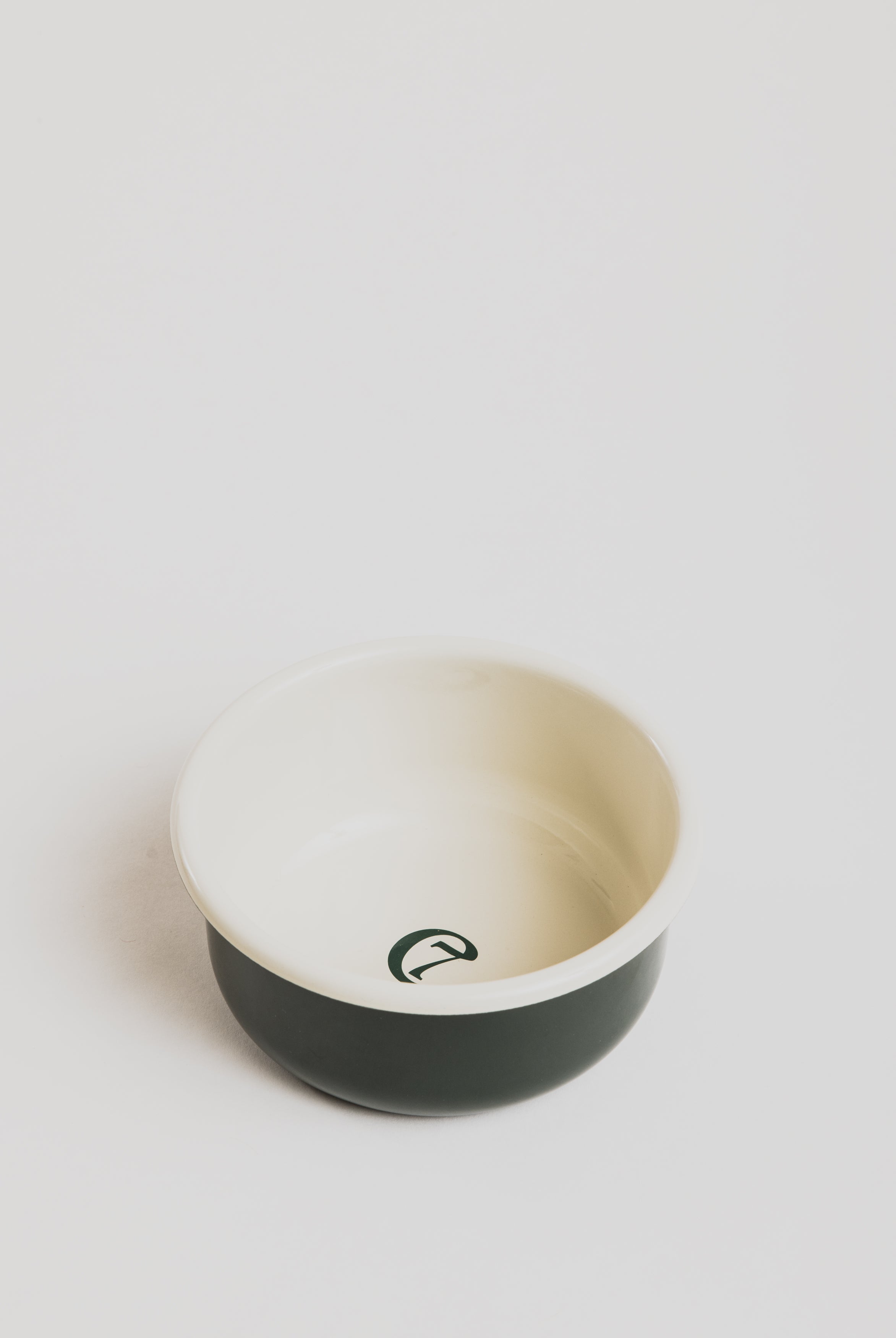 Dog Bowl Enamel - Dark Green - Cigale & Fourmi
