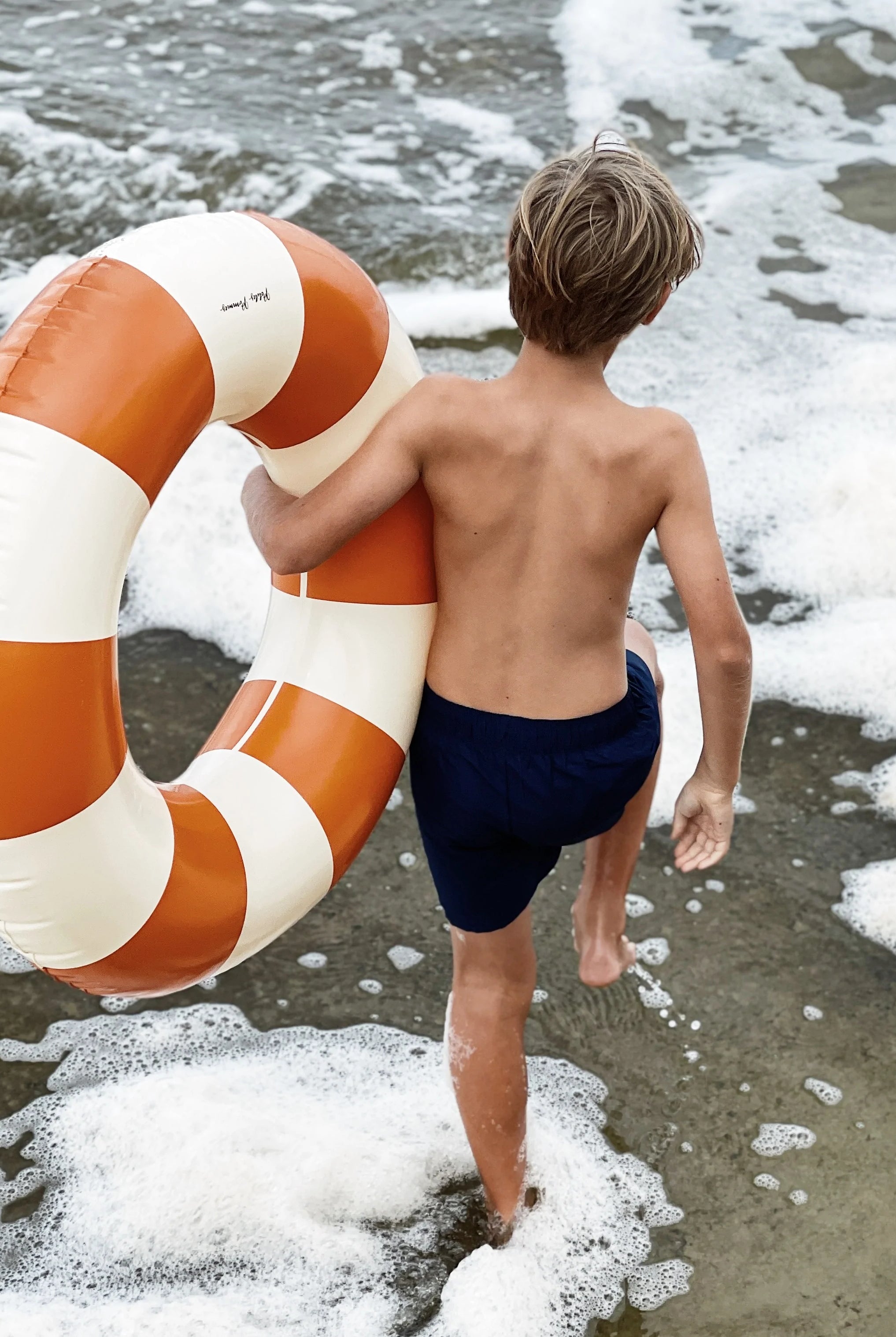 Petites Pommes Inflatable Ring - Tangerine - Cigale & Fourmi