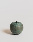 Apple Statue - Bronze-cast Statue Bull & Stein D20 cm x H16 cm