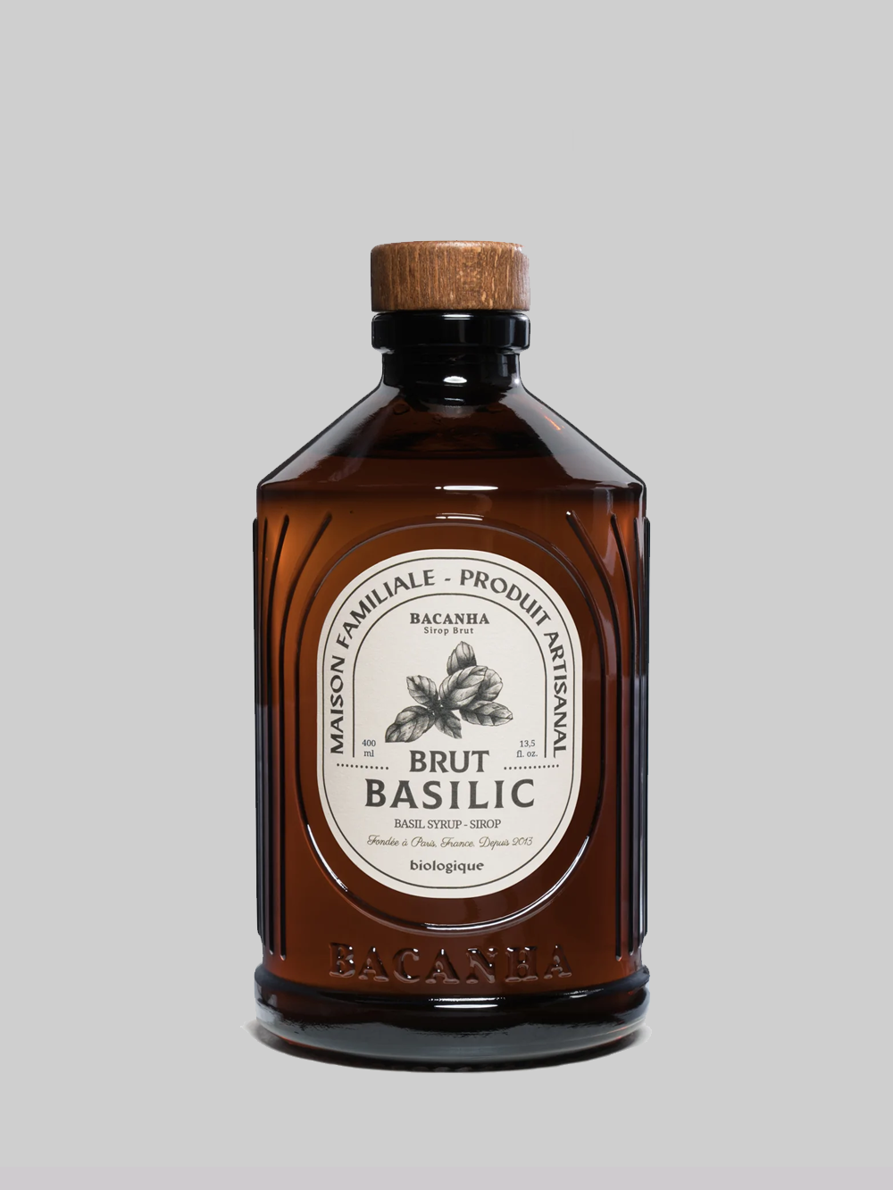 Bacanha Syrup - Basil - Cigale &  Fourmi