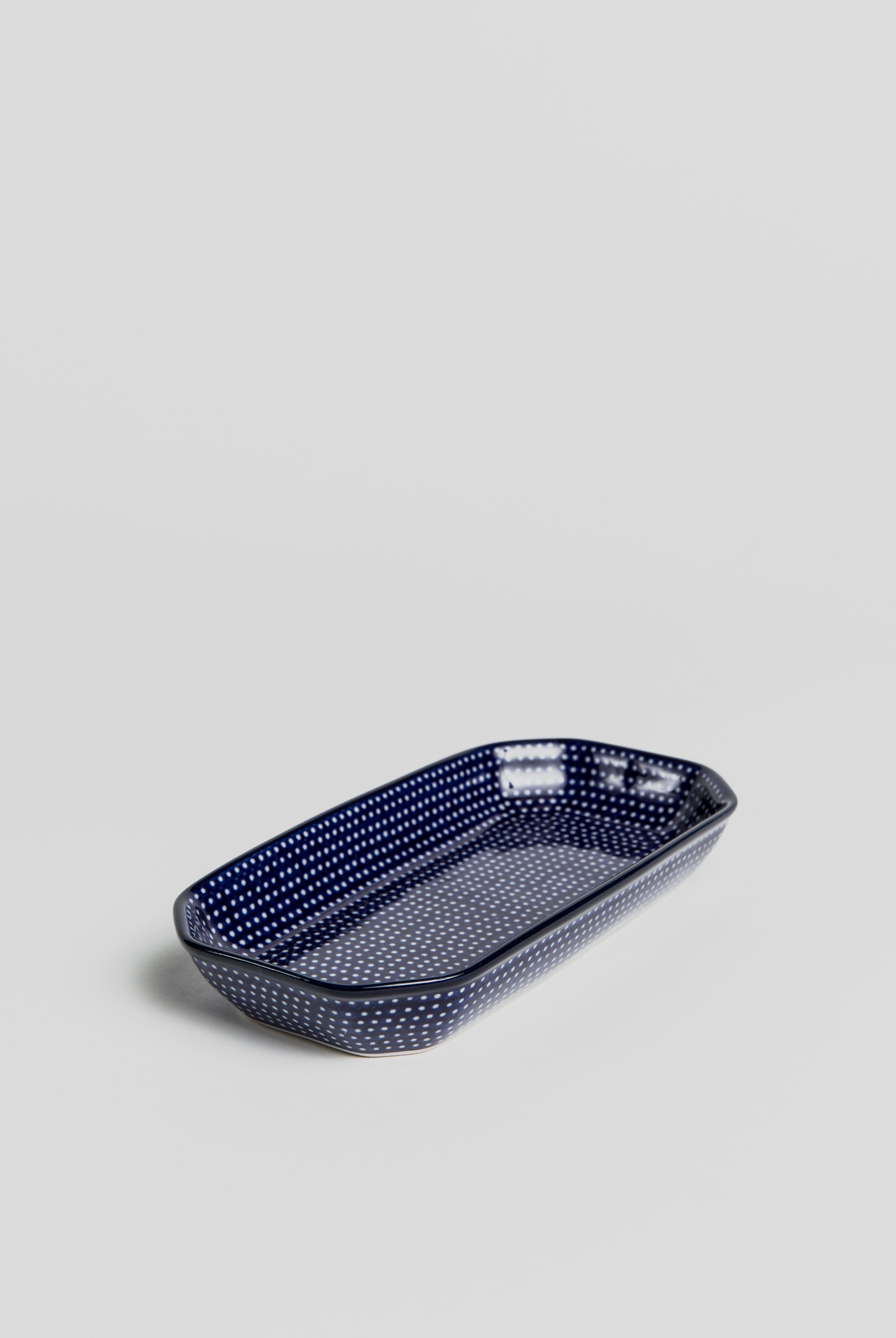 Bath Storage Dish - Blue with Dots Bath Storage Dish Redecker