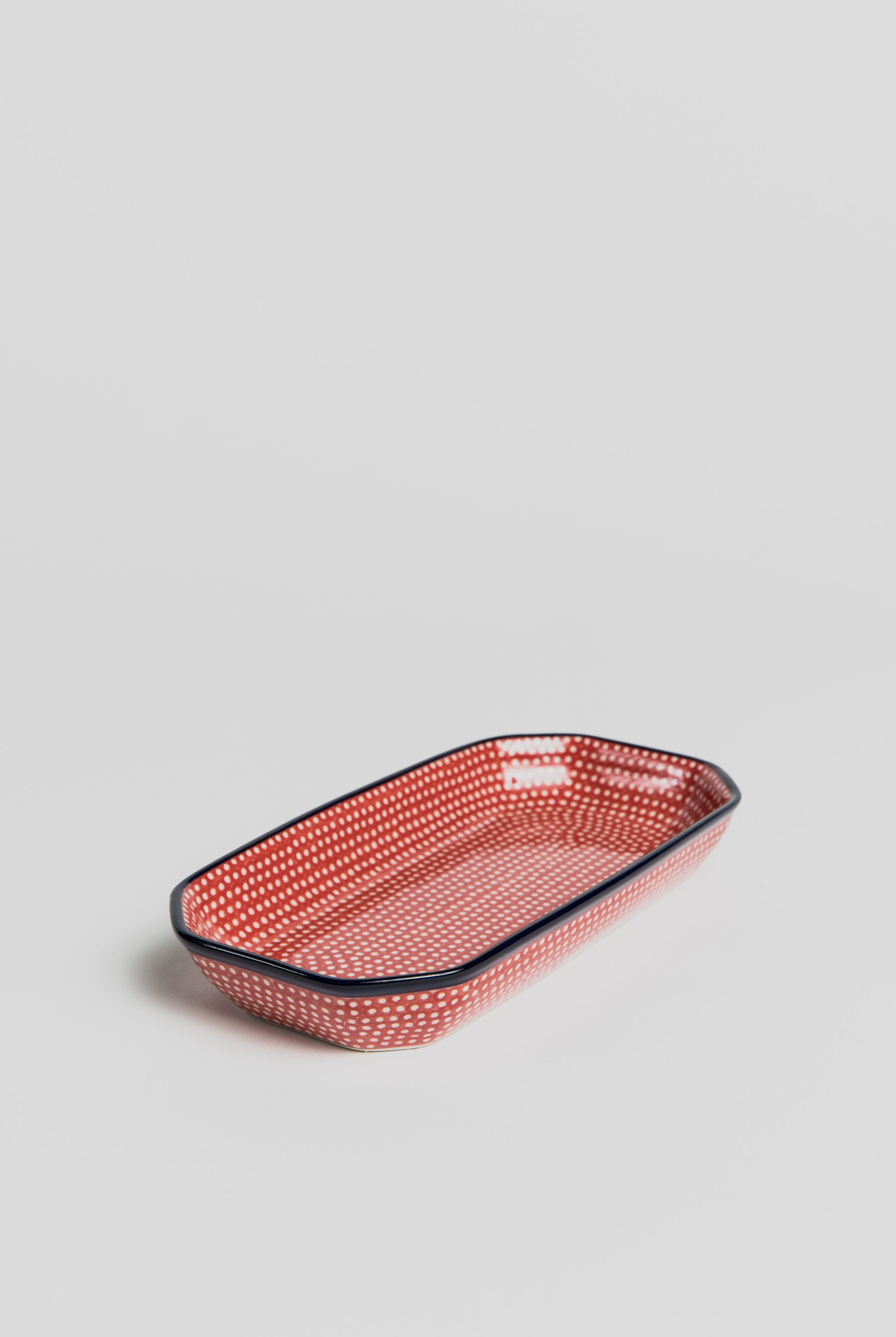 Bath Storage Dish - Red with Dots Bath Storage Dish Redecker