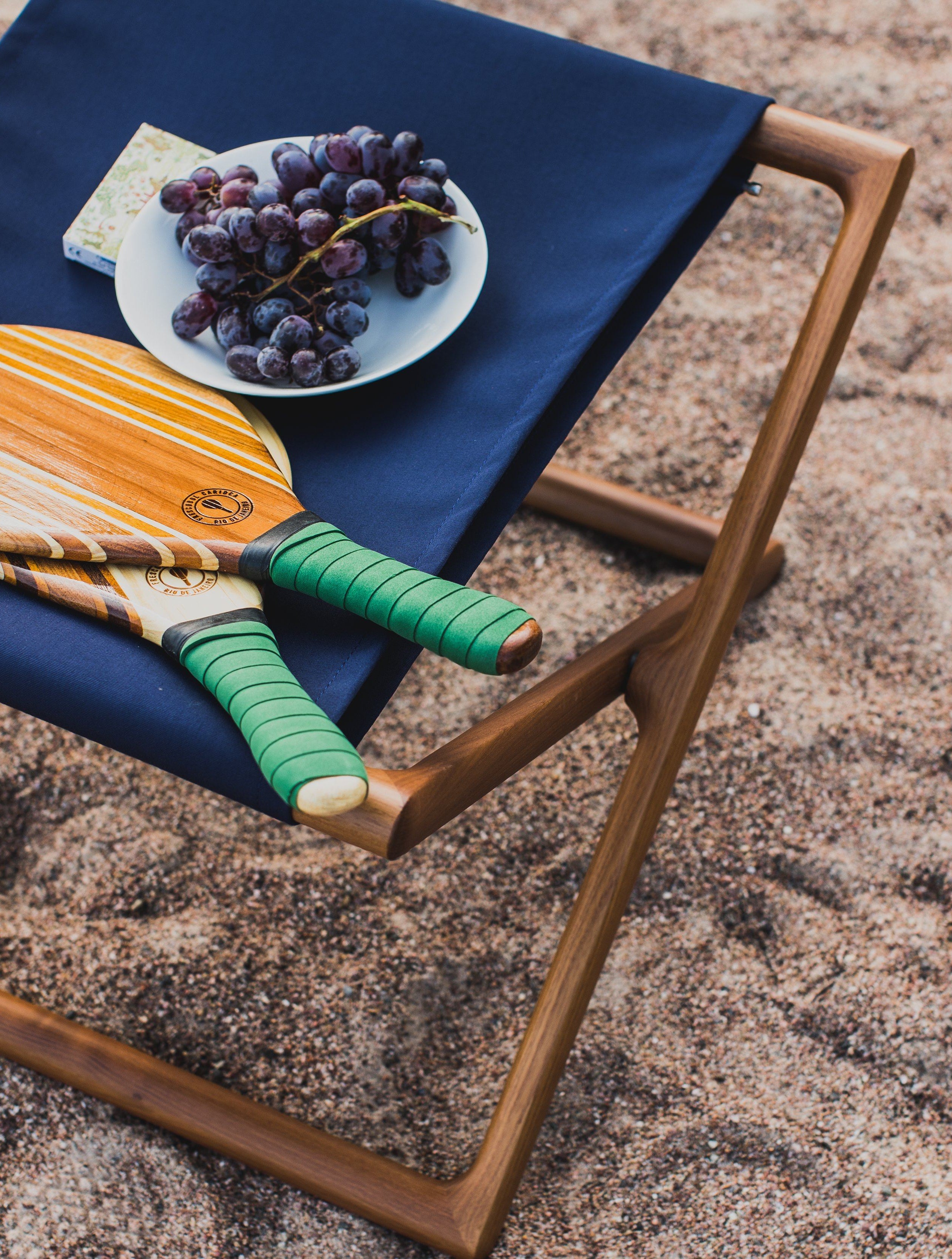 Beach bat set - Leblon Green Beach Bat Frescobol Carioca