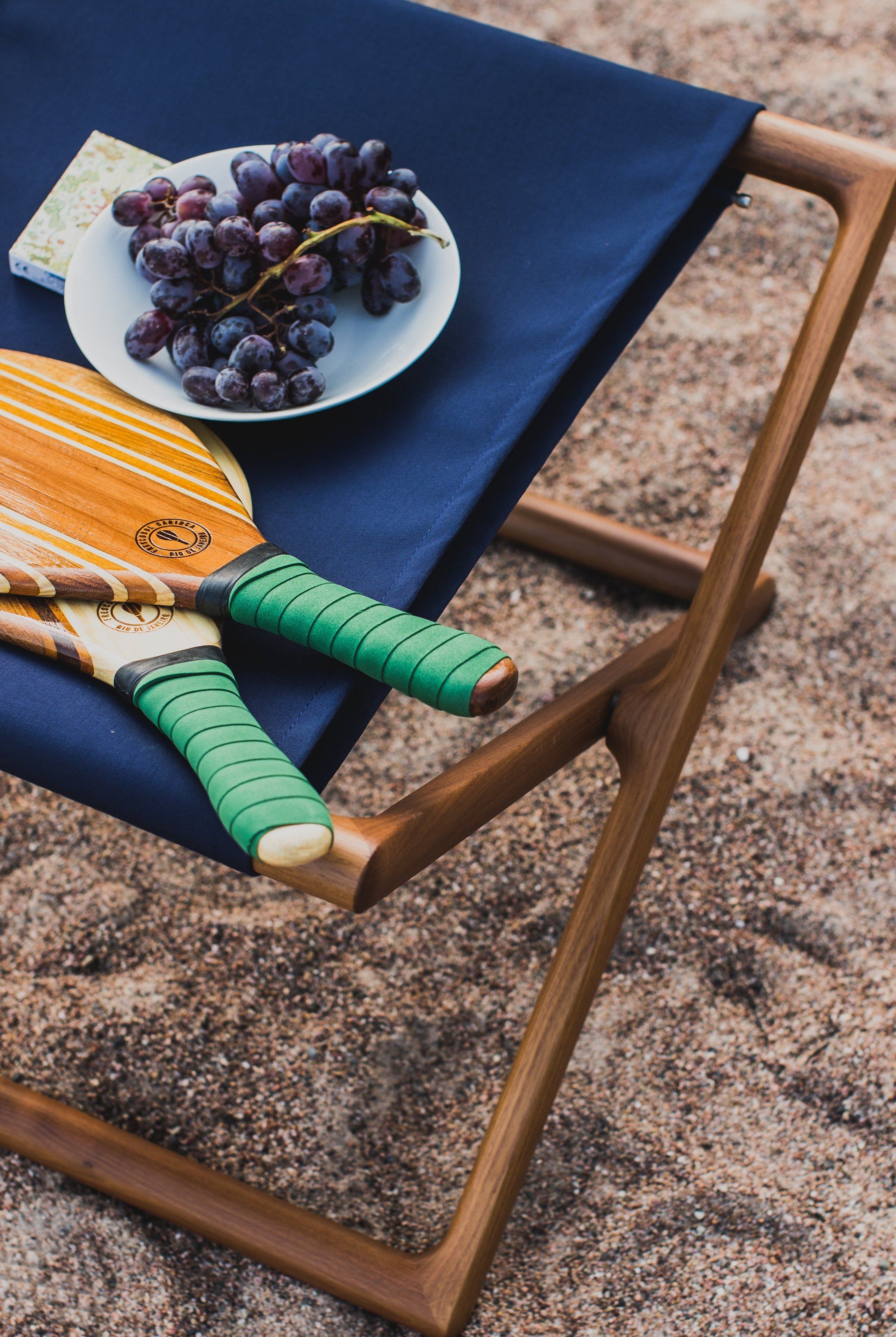 Beach bat set - Leblon Green Beach Bat Frescobol Carioca