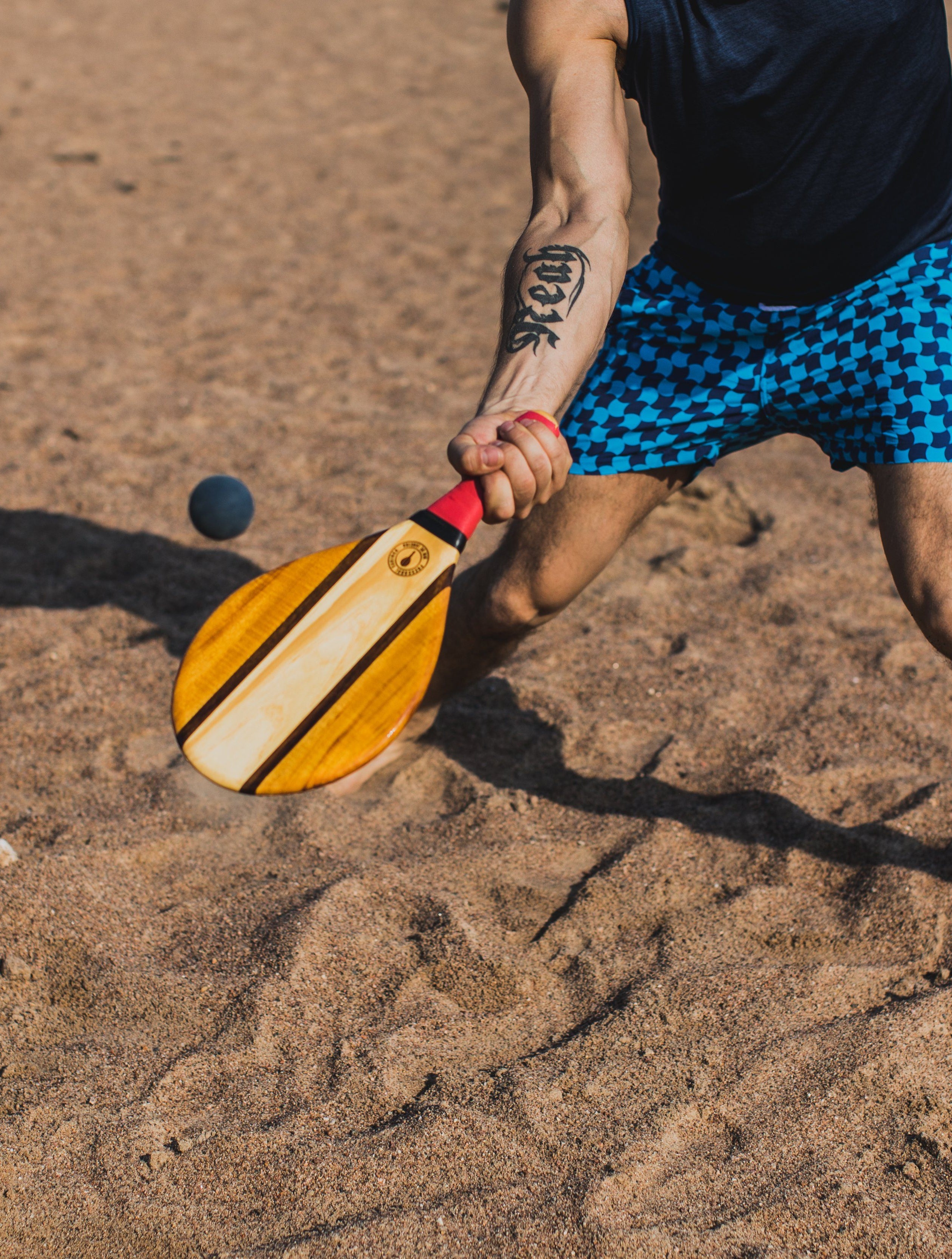 Beach Bat set - Leblon Terracotta Beach Bat Frescobol Carioca