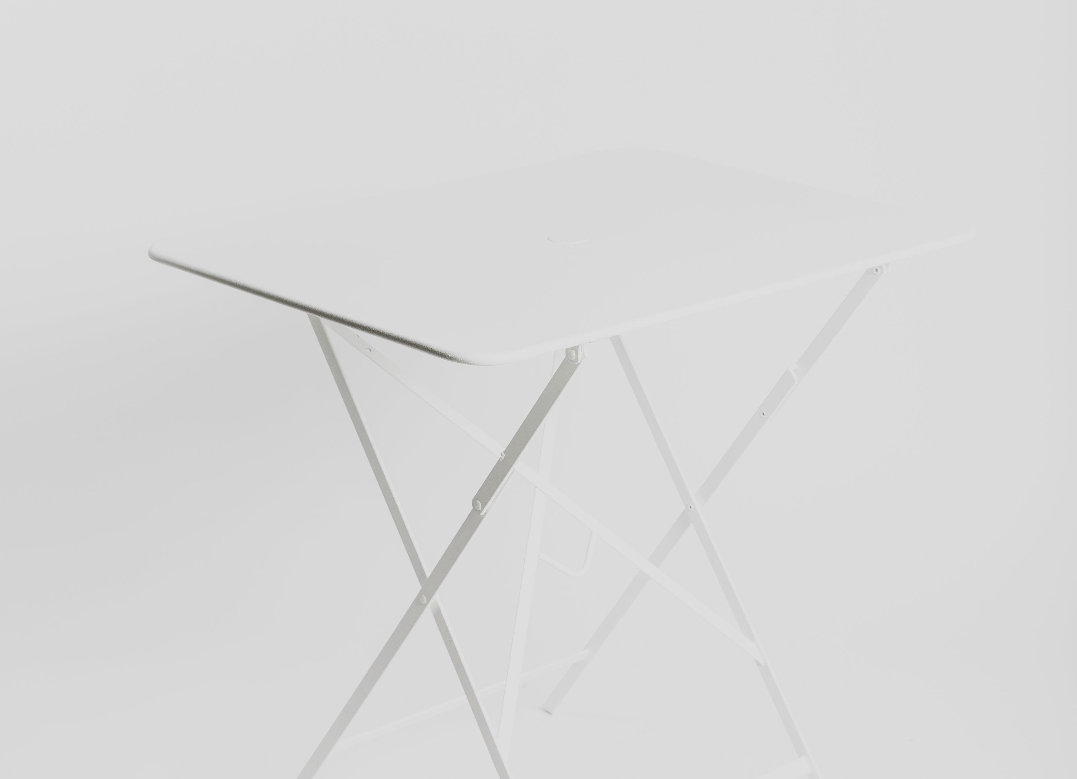 Bistro Folding Table Square - Cotton White Furniture Fermob