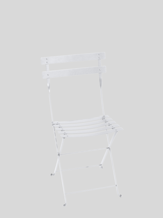 Bistro Metall Folding Chair - Cotton White Furniture Fermob