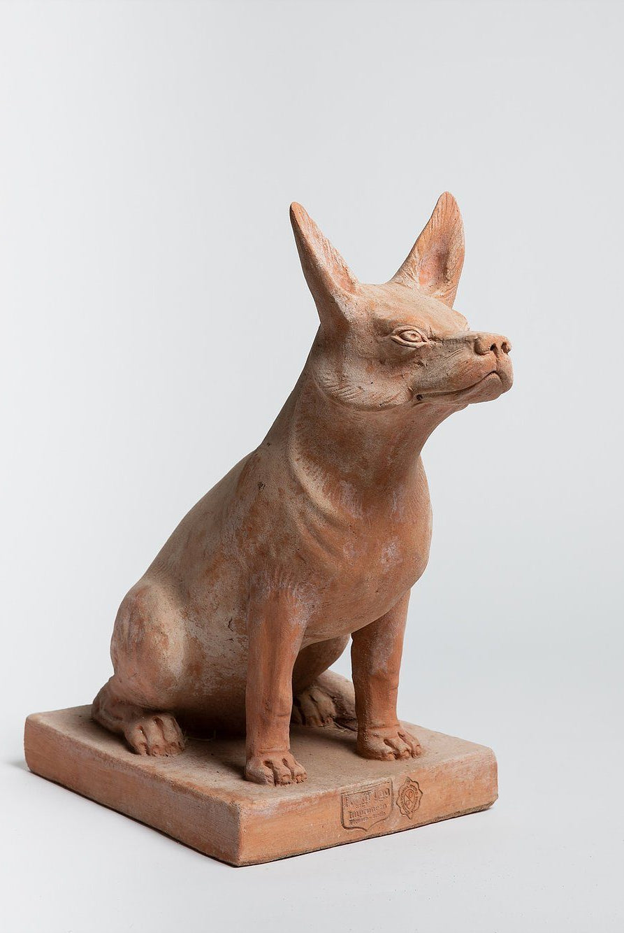 Cane Statue - Terracotta Statue Poggi Ugo