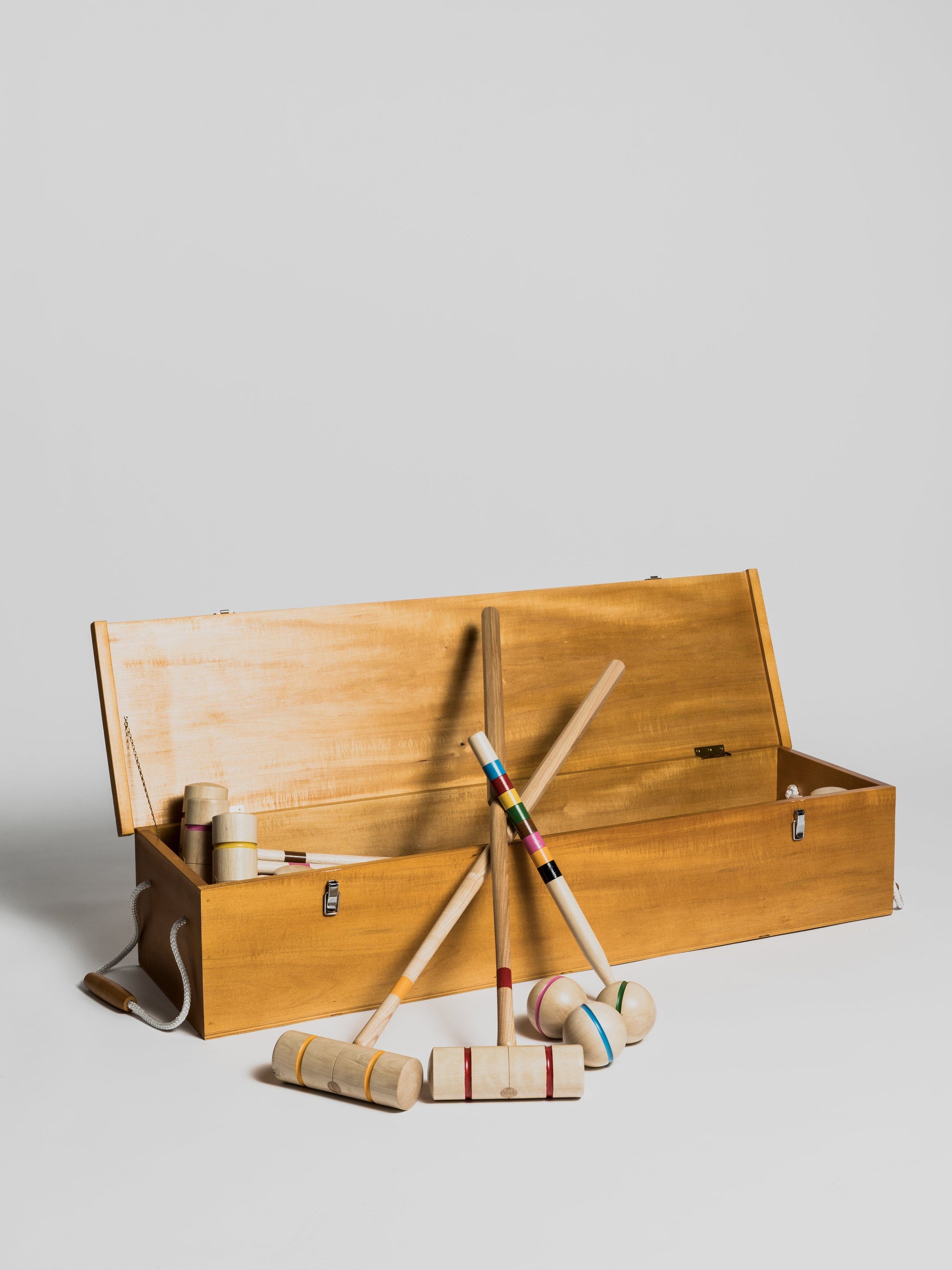 Croquet in Wooden Box - Cottage Garden Game Jorelle