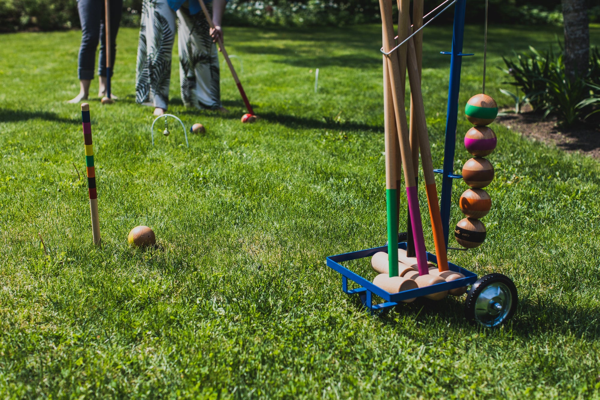 Croquet on Wheels Garden Game Jorelle