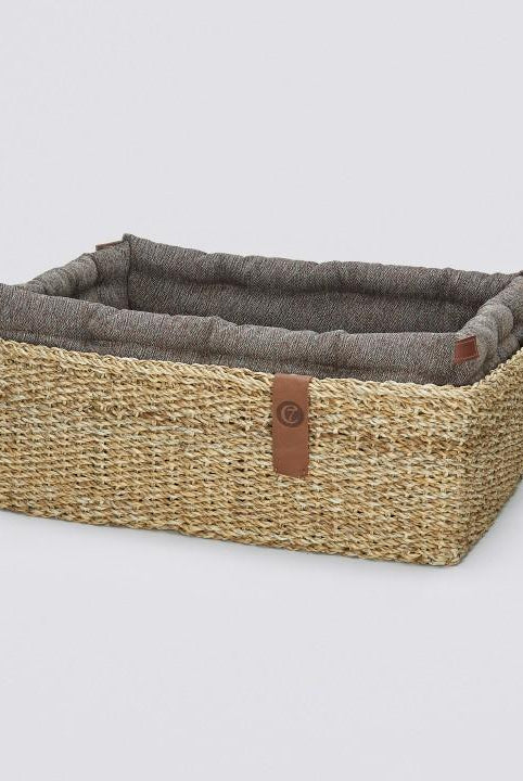 Dog Bed Hideaway - Herringbone Brown Dog Bed Cloud7