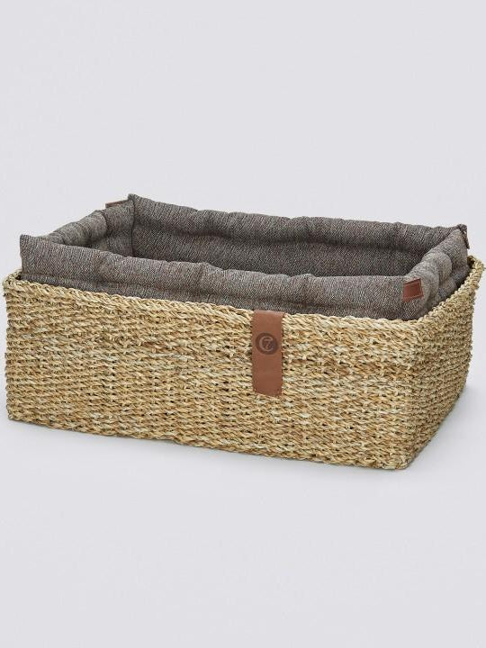 Dog Bed Hideaway - Herringbone Brown Dog Bed Cloud7