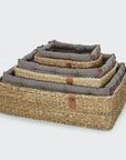 Dog Bed Hideaway - Herringbone Brown Dog Bed Cloud7