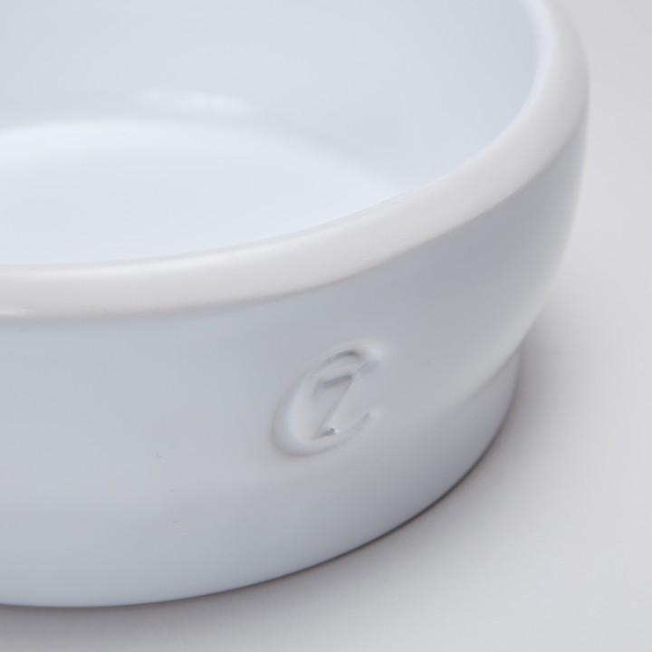 Dog Bowl - White Dog Bowl Cloud7