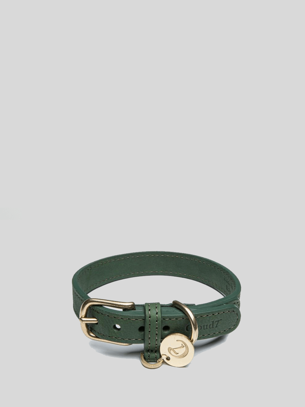 Olive green dog shop collar