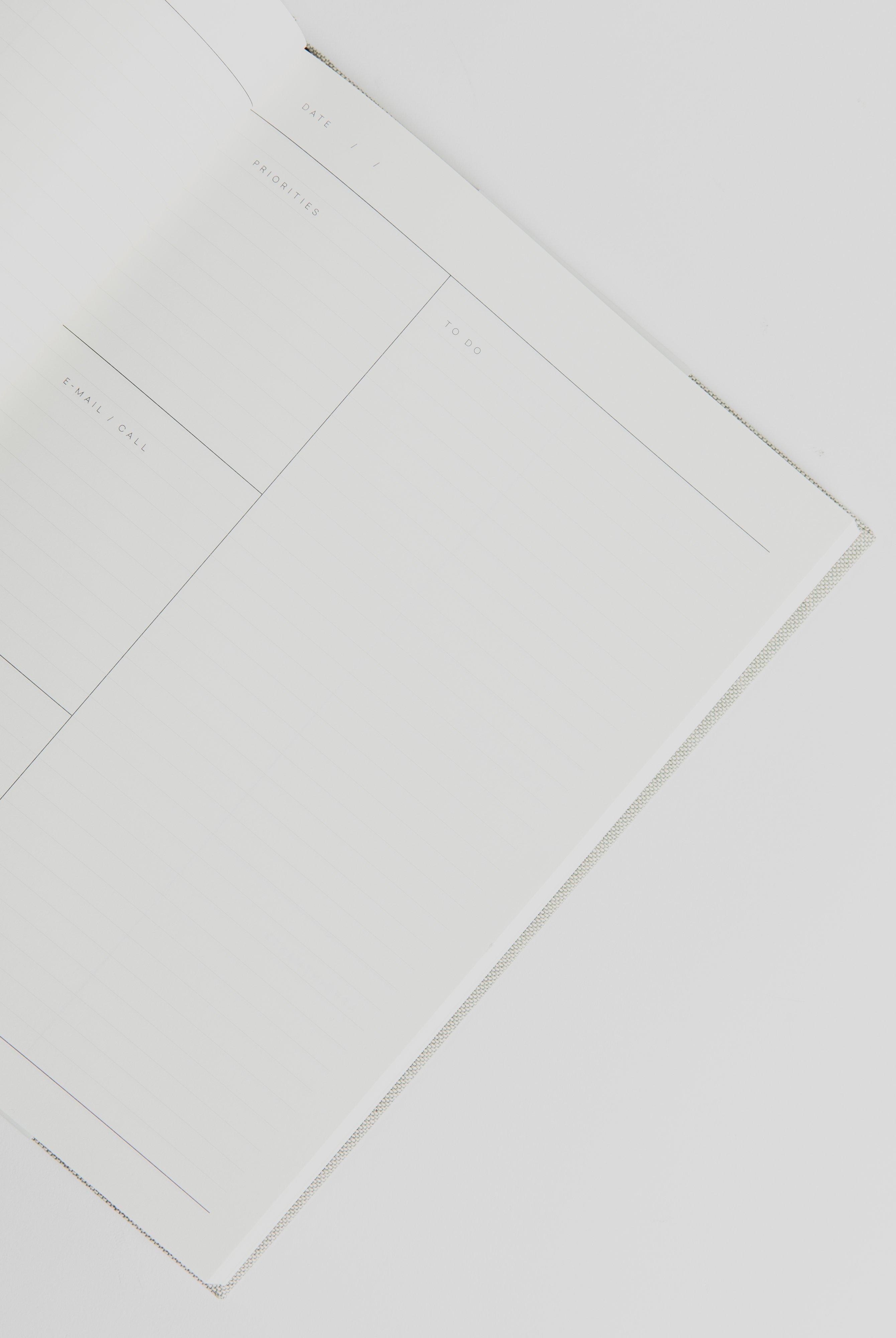 EVEN Work Journal - Light Grey Cloth L Journal Notem