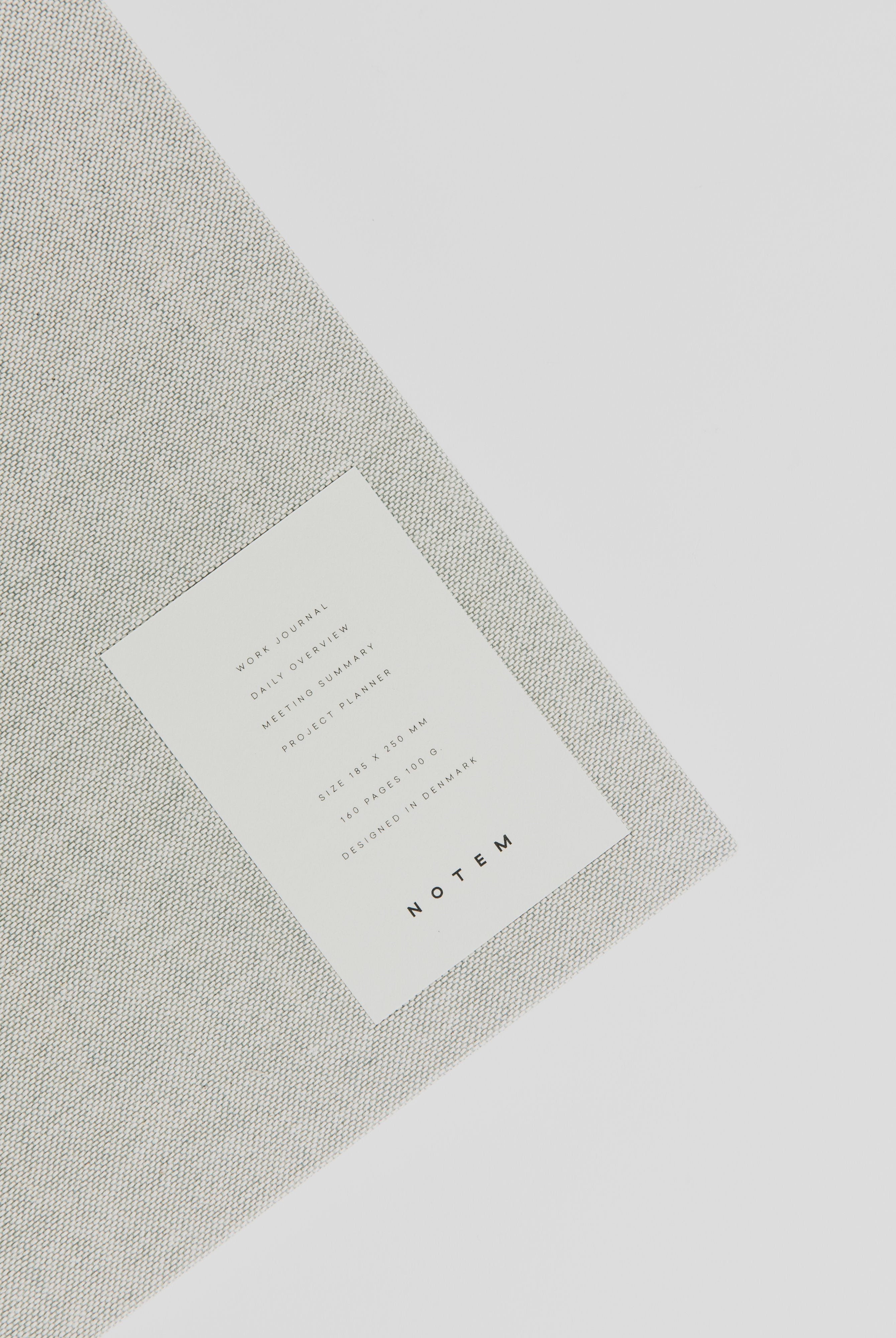 EVEN Work Journal - Light Grey Cloth L Journal Notem