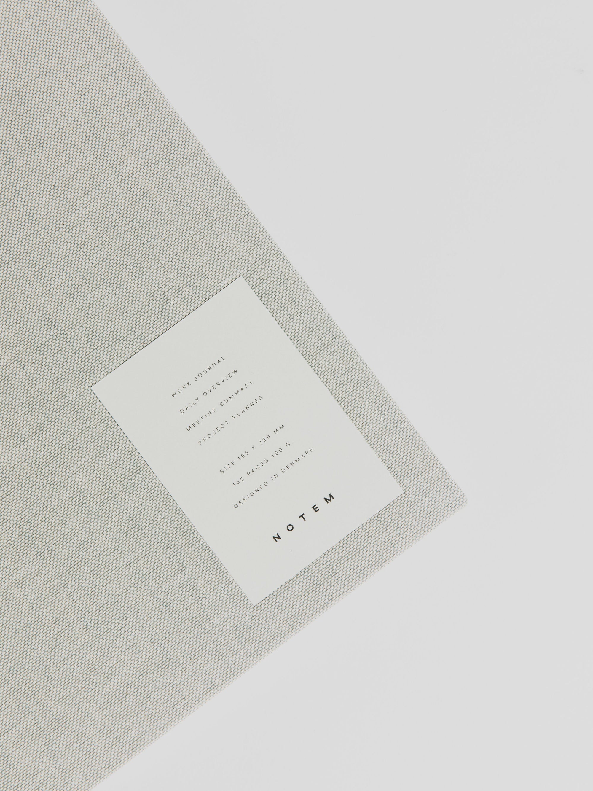 EVEN Work Journal - Light Grey Cloth L Journal Notem