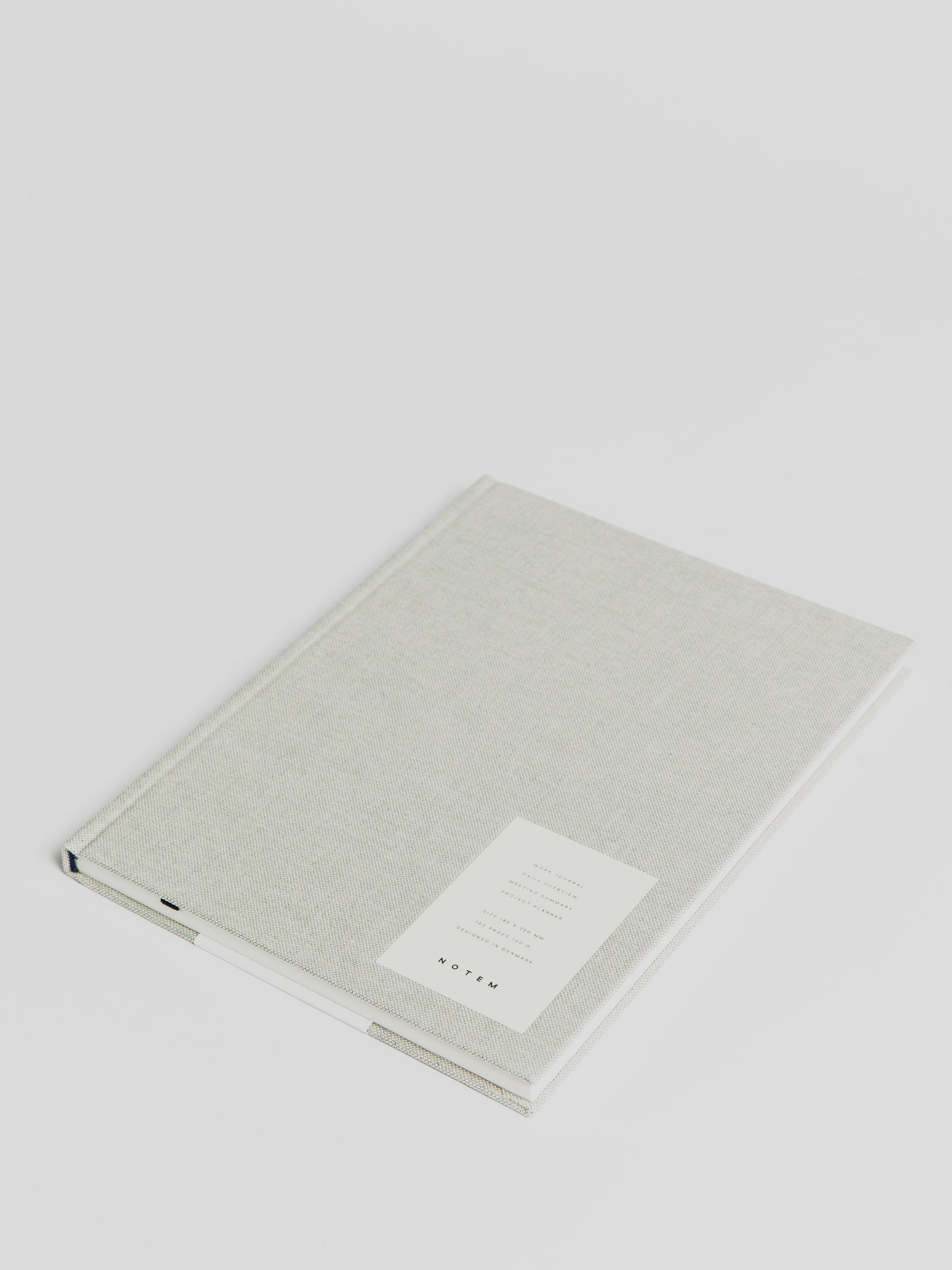 EVEN Work Journal - Light Grey Cloth L Journal Notem 