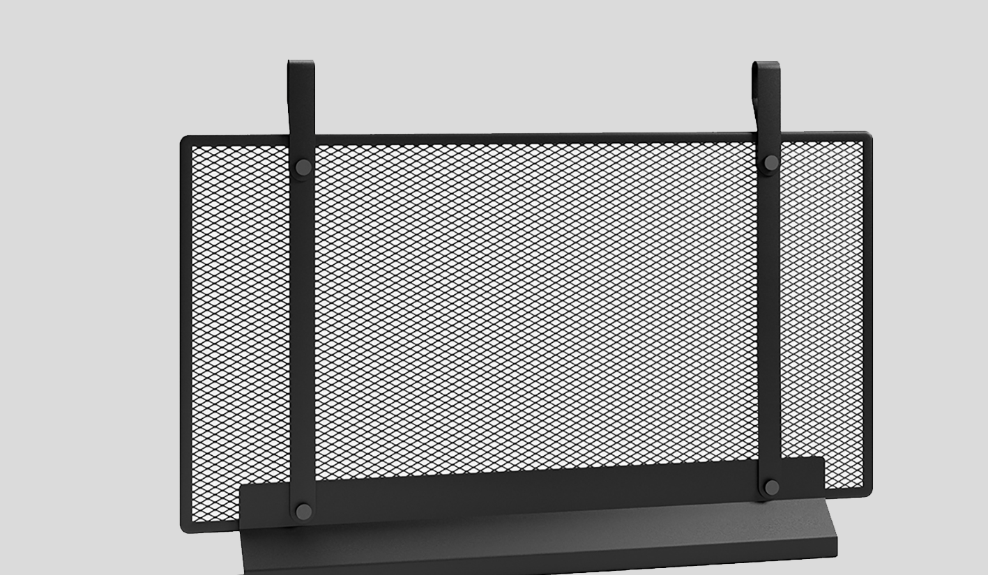 Emma Fireplace Screen - Noir 70 - Cigale & Fourmi