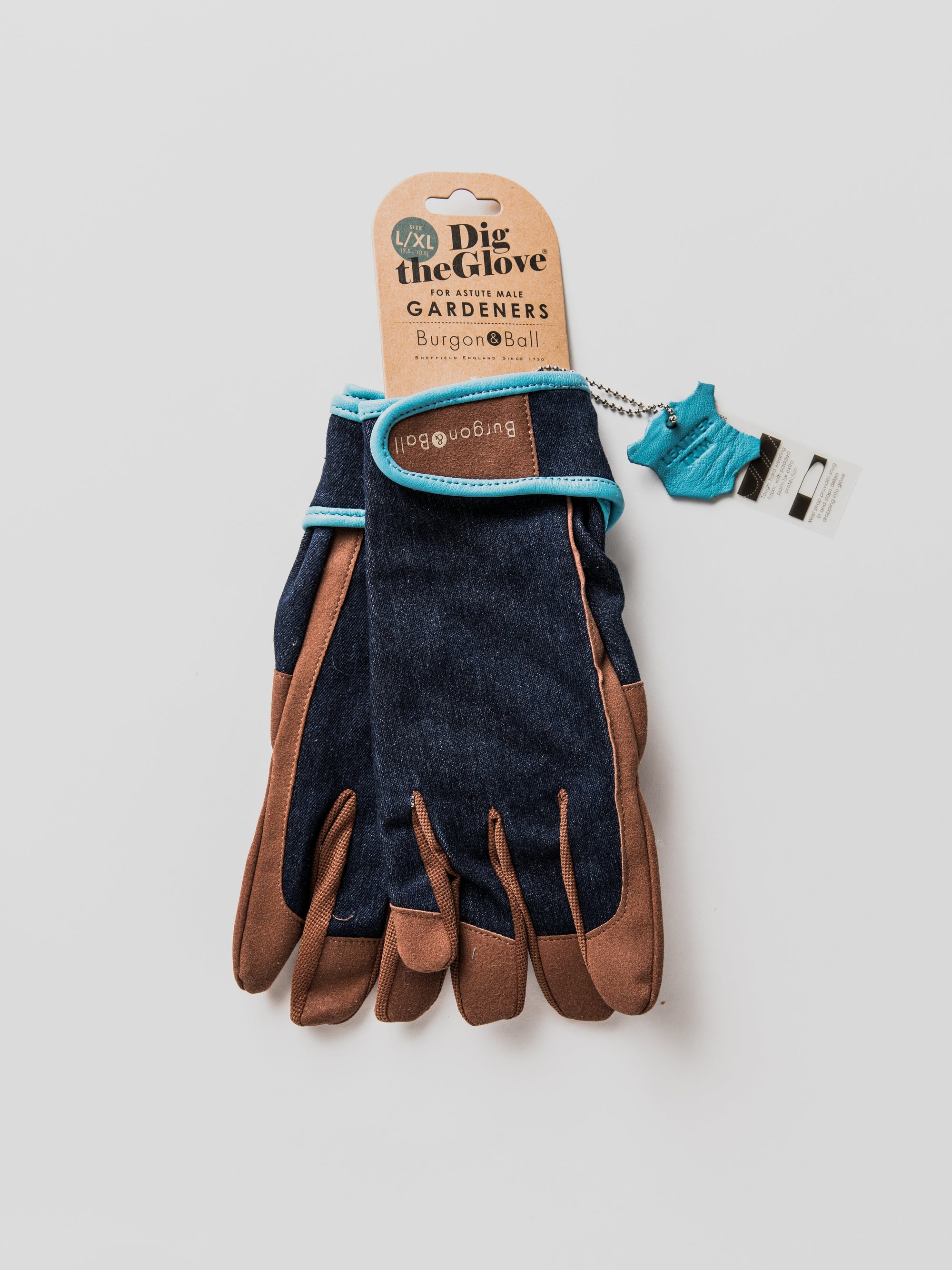 Gardening Glove - Demin Men Gloves Burgon &amp; Ball 